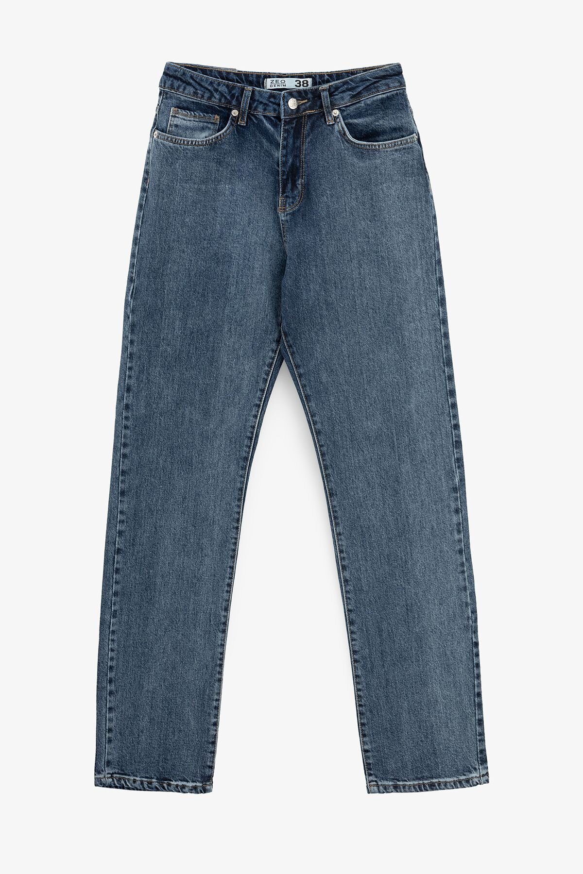 Купити Джинси Regular Fit жіночі Zeo Basic 3922 36 Синій Артикул: 2000990955012 Фото повноекранне №1