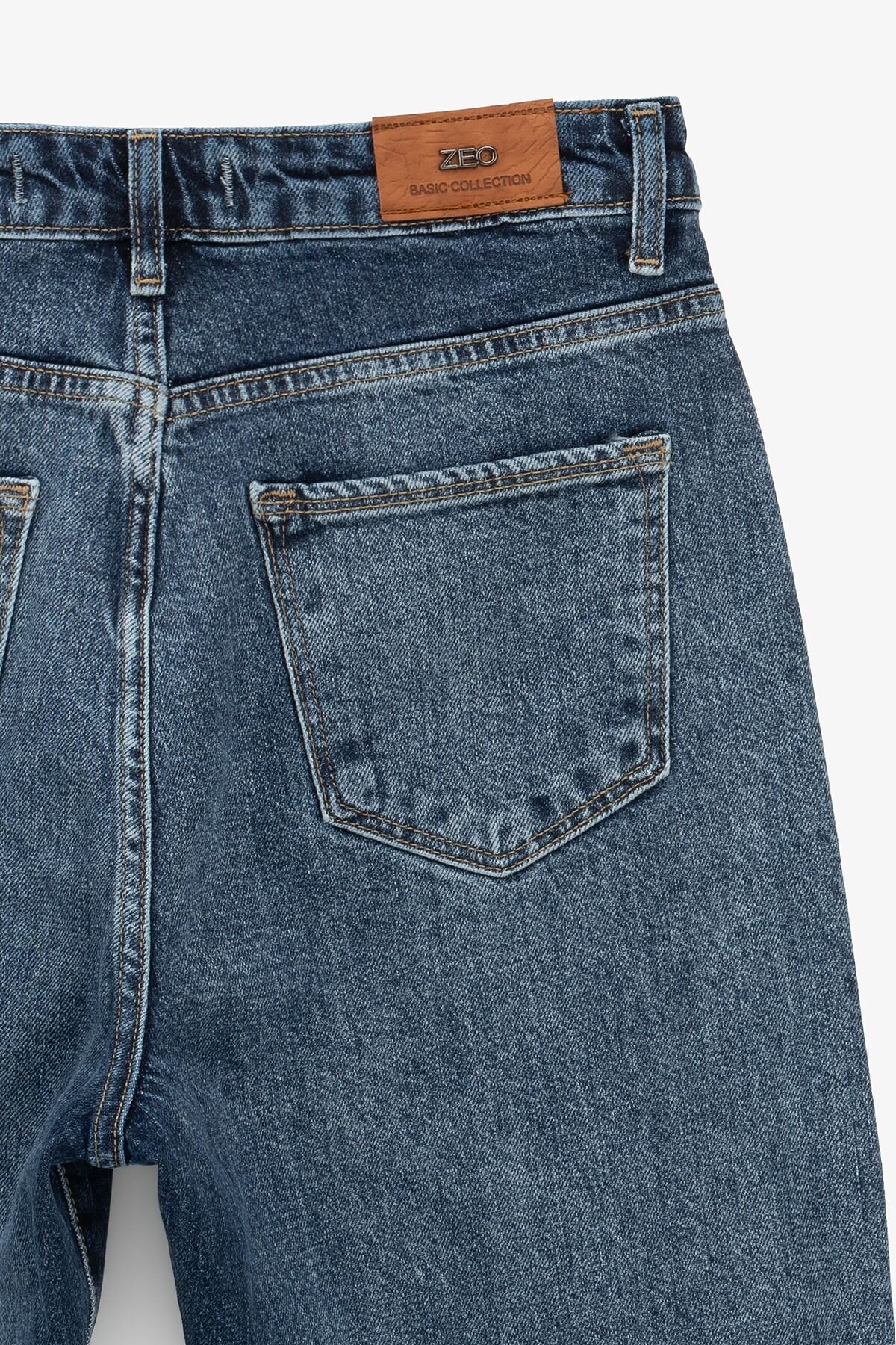 Купити Джинси Regular Fit жіночі Zeo Basic 3922 36 Синій Артикул: 2000990955012 Фото повноекранне №3