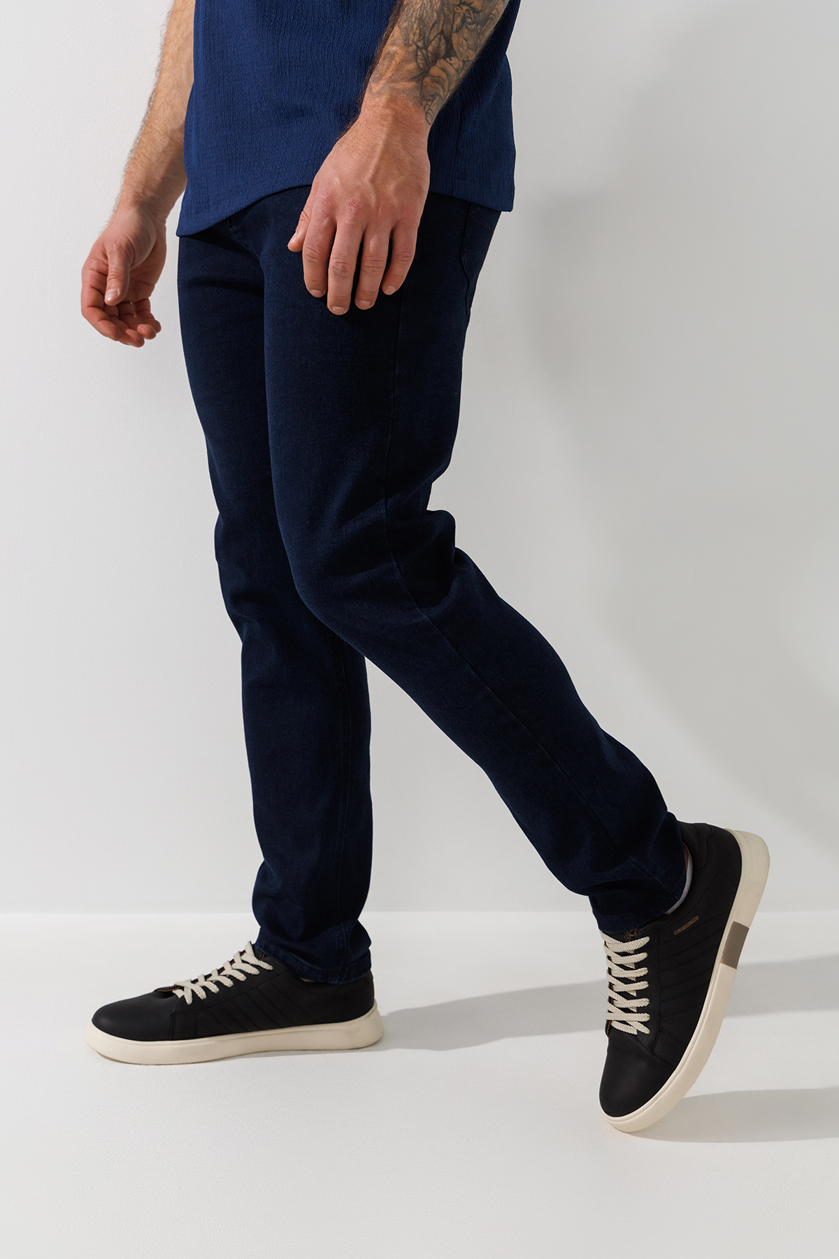 Джинси Slim Fit чоловічі  829 32 Темно-синій  Фото №3