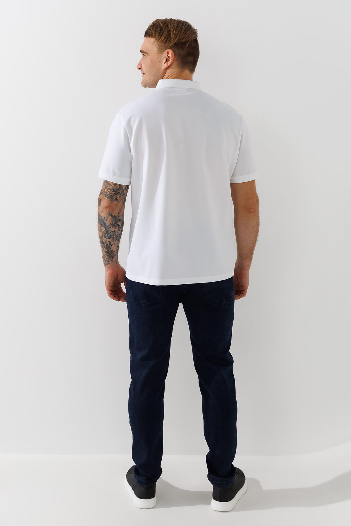 Джинси Slim Fit чоловічі  889 29 Темно-синій  Фото №4