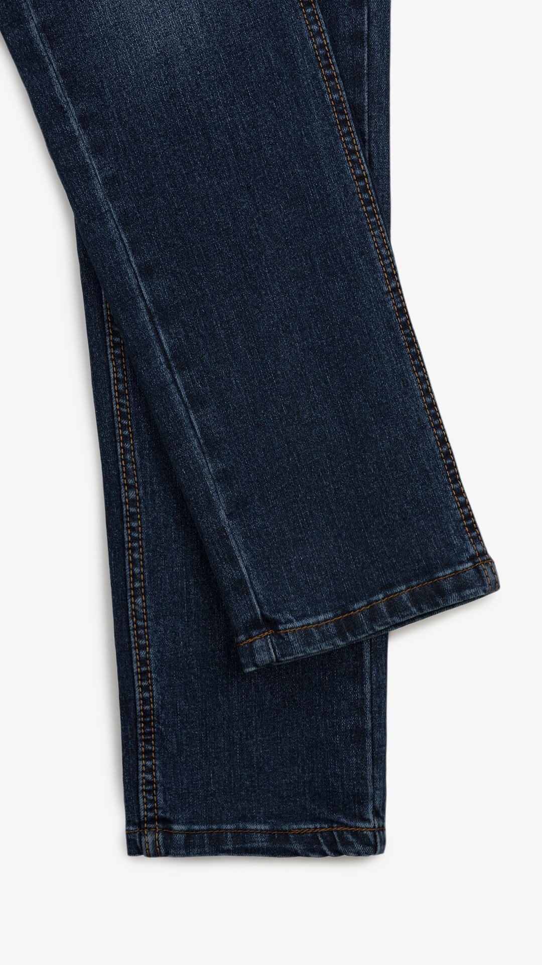Купити Джинси Slim Fit однотонні чоловічі RB0095DT 27 Темно-синій Артикул: 2000999259074 Фото повноекранне №4