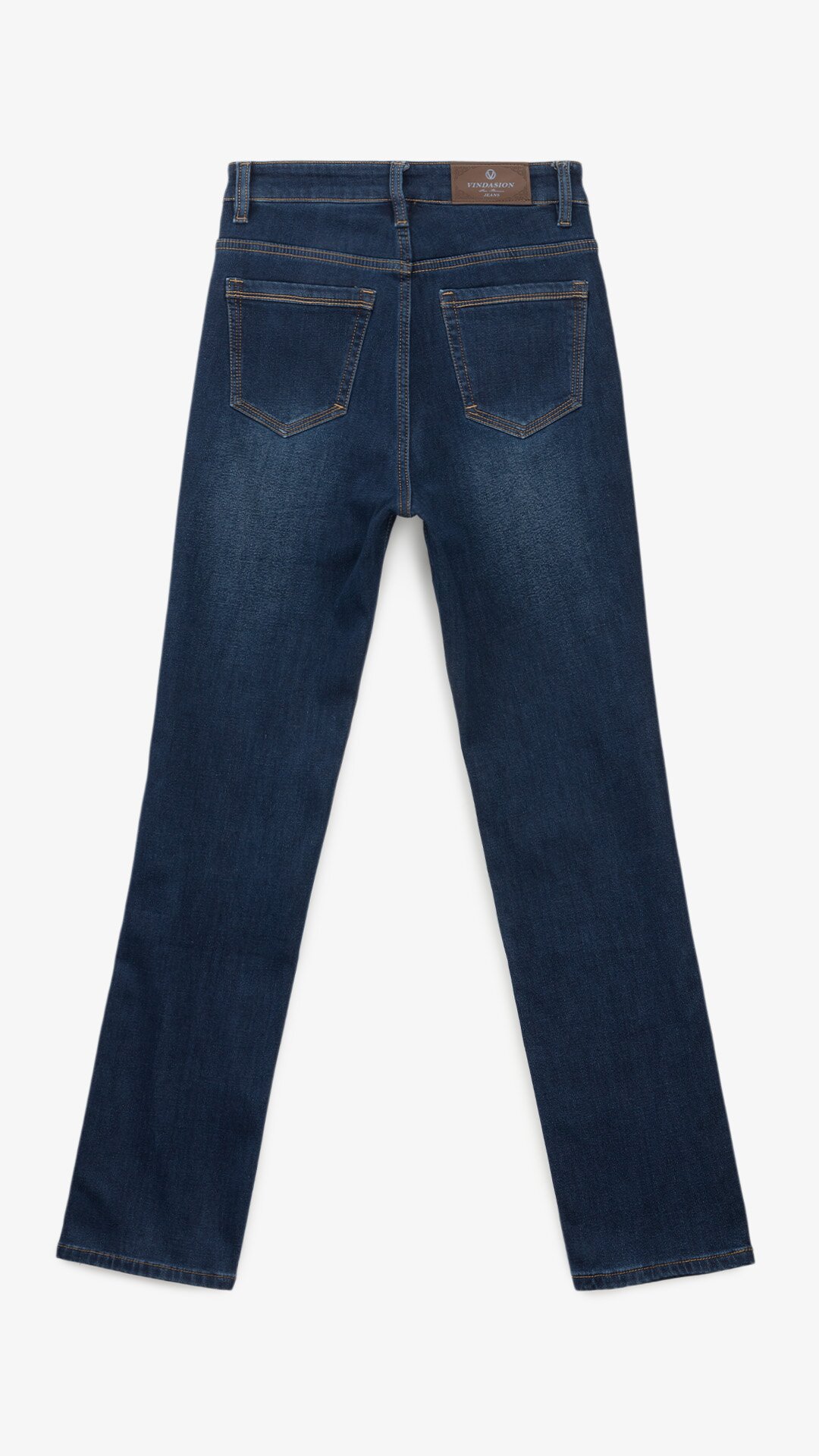 Купити Джинси Slim Fit жіночі Vindasion 4017 25 Синій Артикул: 2000999306082 Фото повноекранне №11