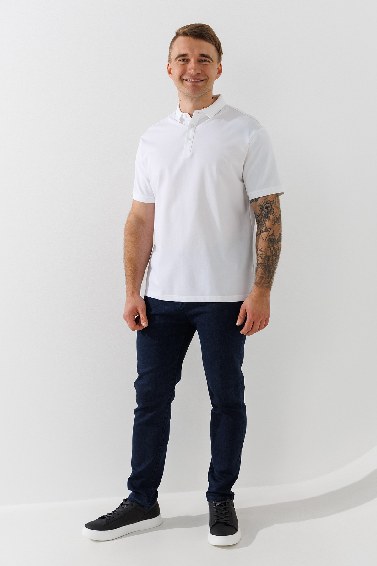 Джинси Slim Fit чоловічі  889 29 Темно-синій  Фото №0