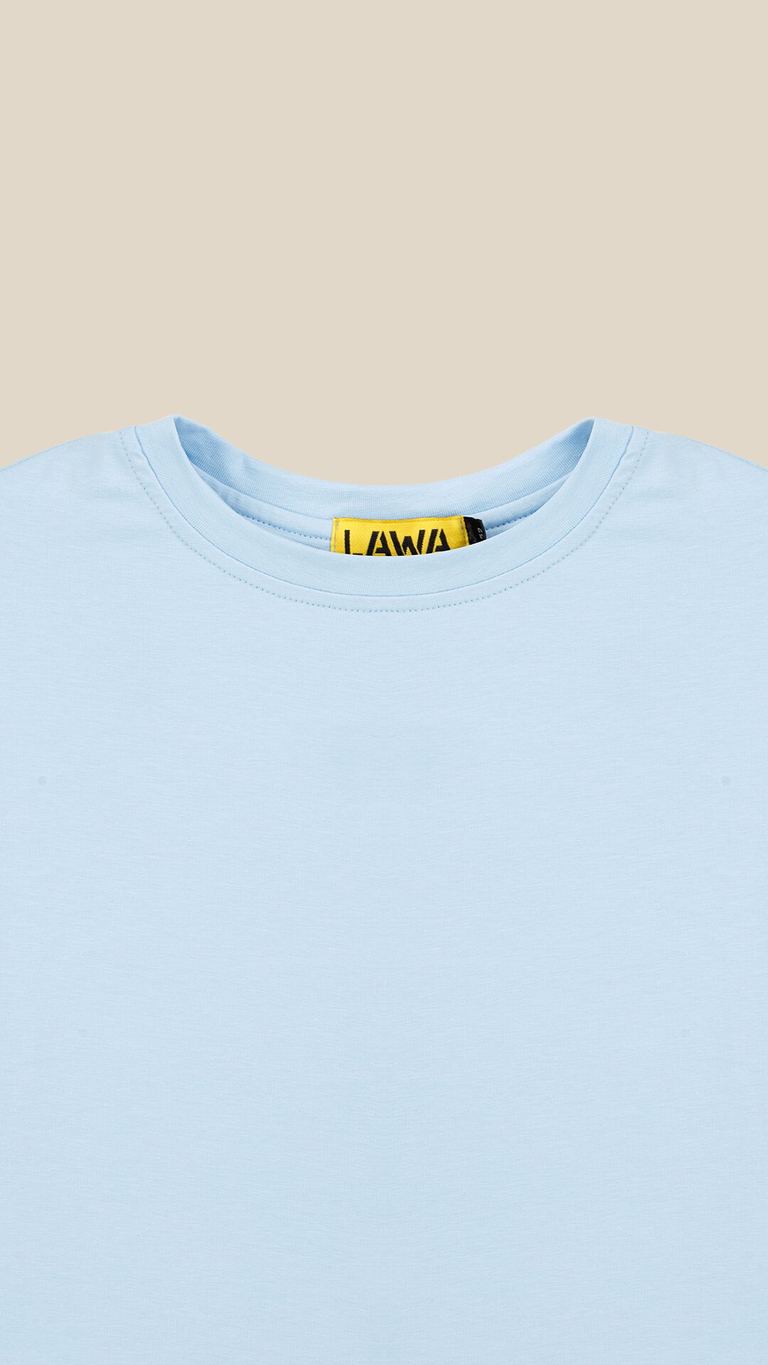 Футболка однотонная для девочки LAWA GBC02337 134 см Голубой  Фото №7