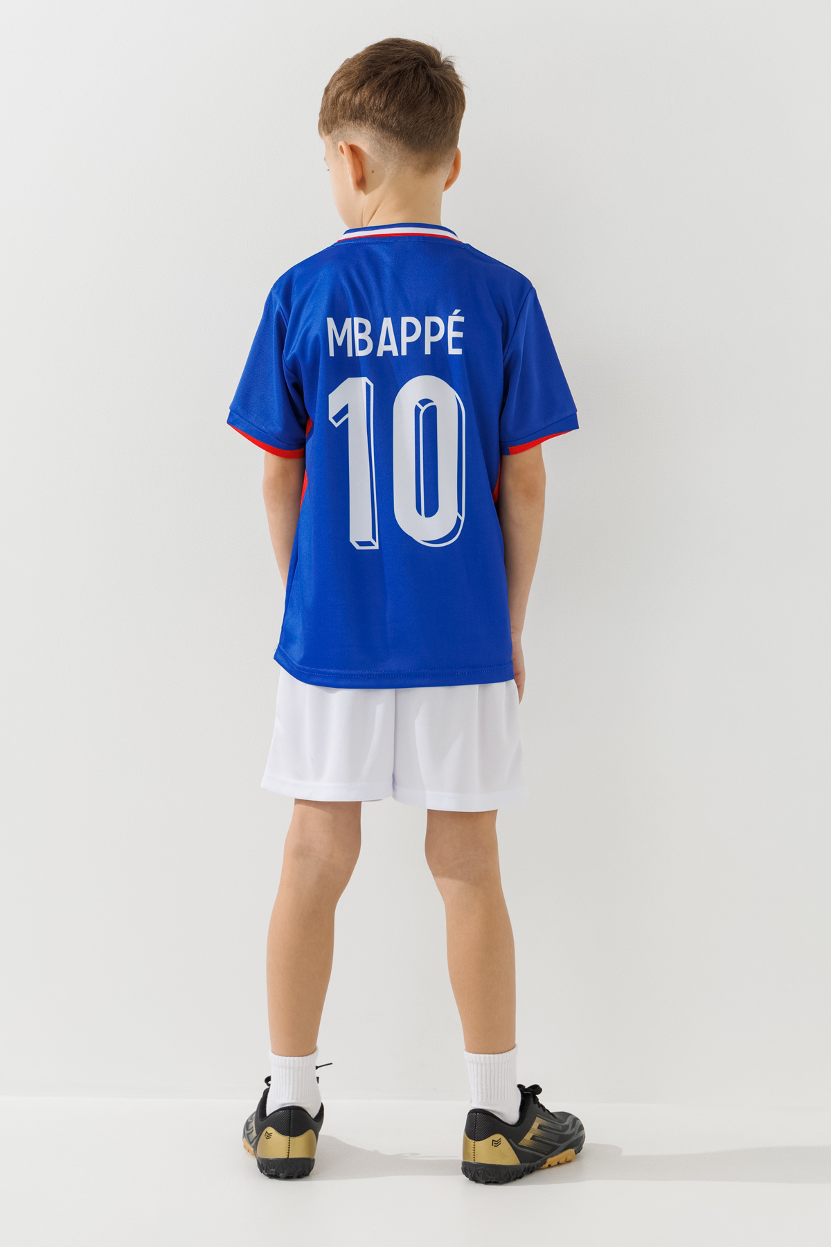 Футбольная форма для мальчика BLD ФРАНЦИЯ MBAPPE 104 см Синий  Фото №3