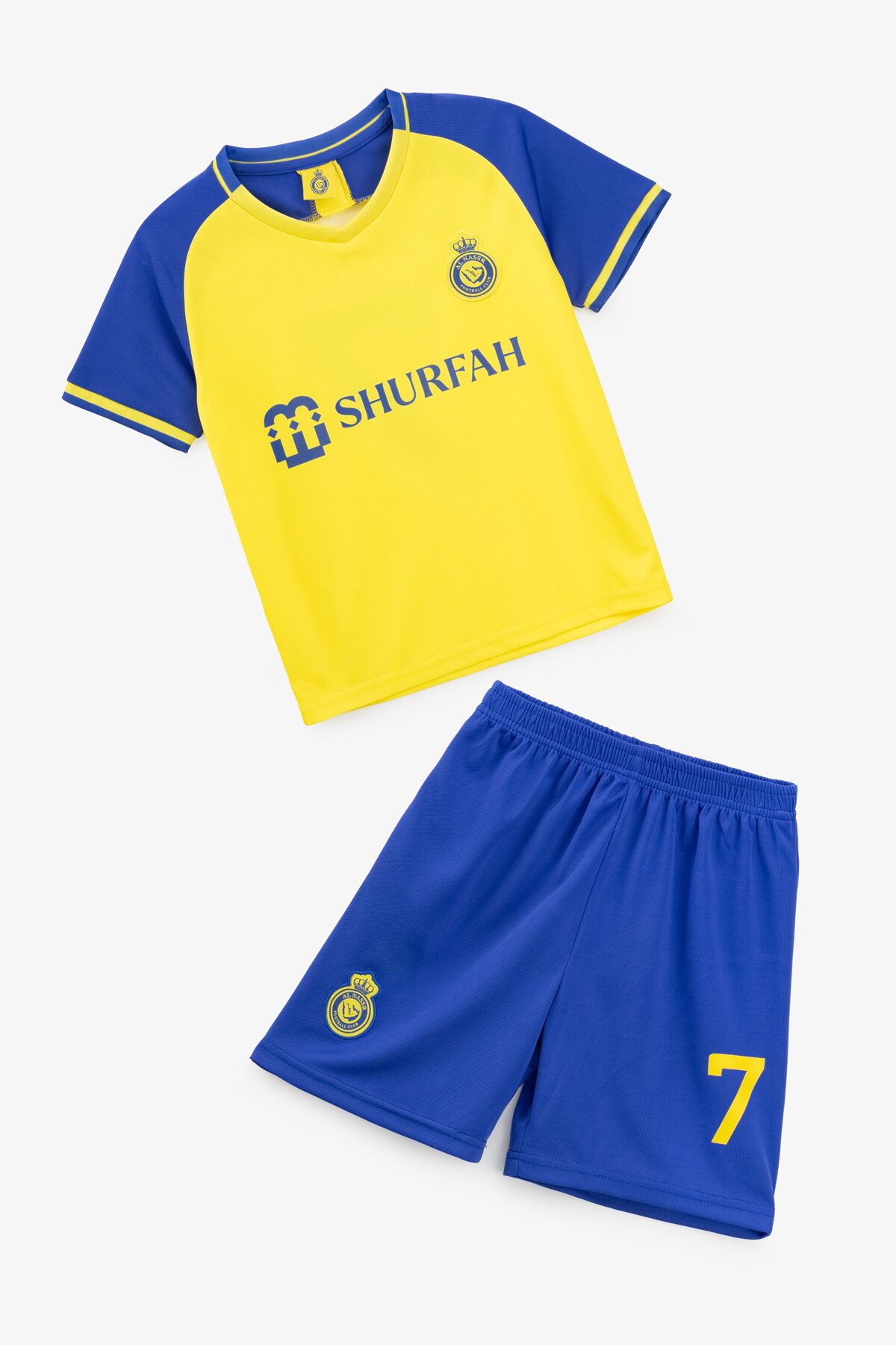 Футбольная форма для мальчика BLD AL NASSR RONALDO 110 см Сине-желтый  Фото №5