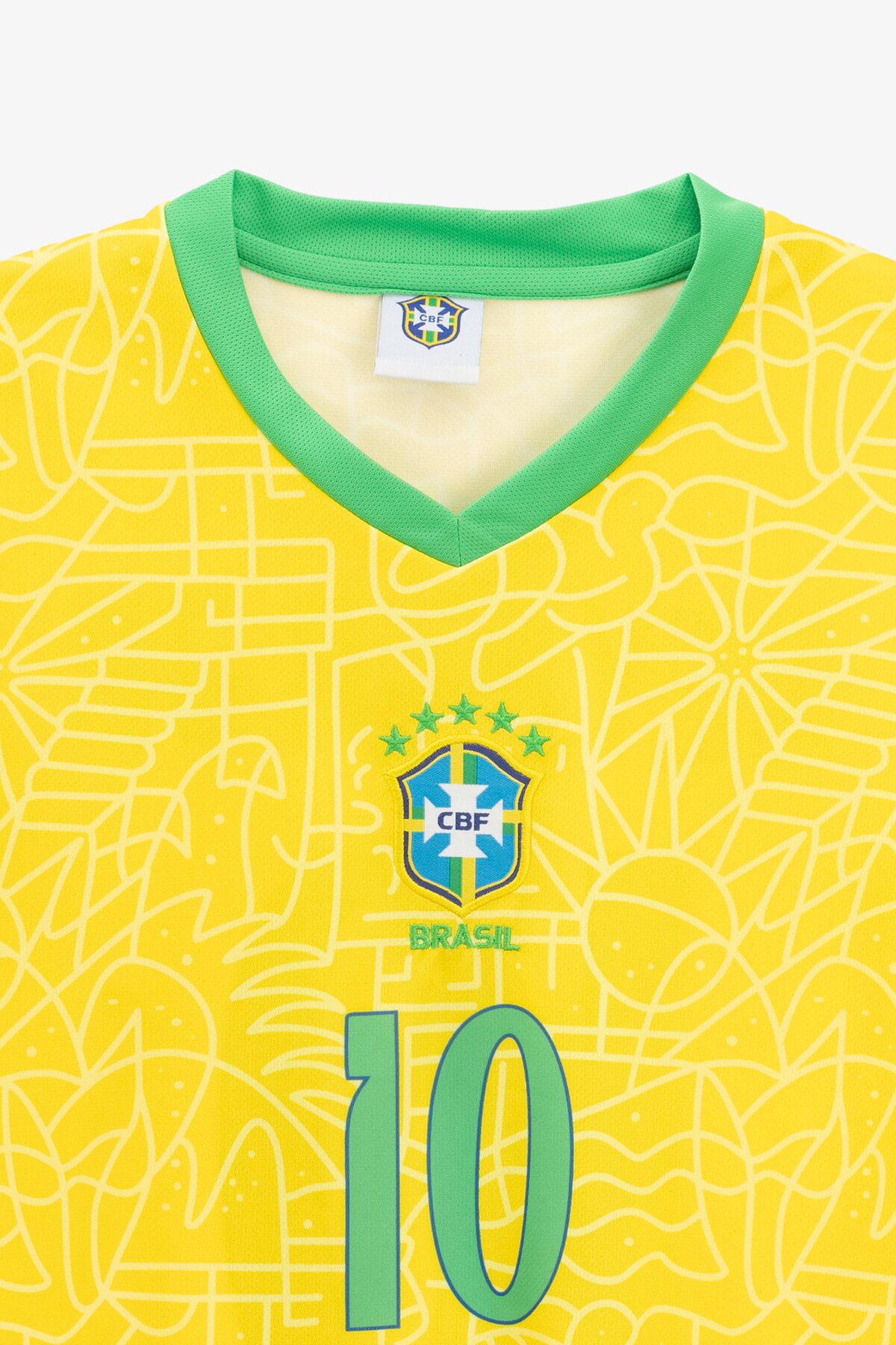 Футбольна форма для хлопчика BLD БРАЗИЛИЯ NEYMAR JR 104 см Жовтий  Фото №7