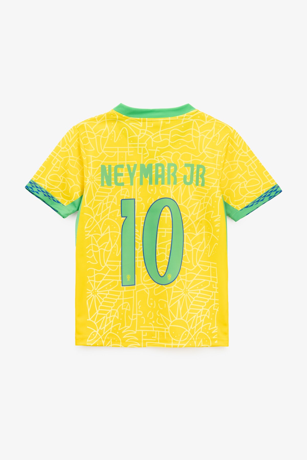 Футбольна форма для хлопчика BLD БРАЗИЛИЯ NEYMAR JR 104 см Жовтий  Фото №8
