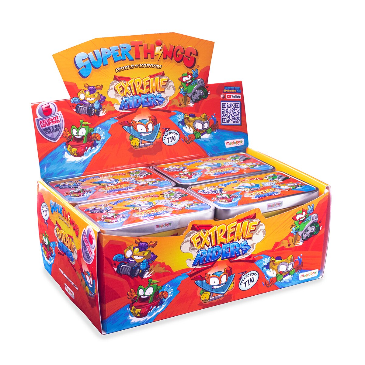 Игровой набор серии &quot;Rivals of Kaboom&quot; - ЭКСТРЕМАЛЬНЫЕ ГОНЩИКИ SuperThings PSTSD48TIN40 (8431618020005)  Фото №2