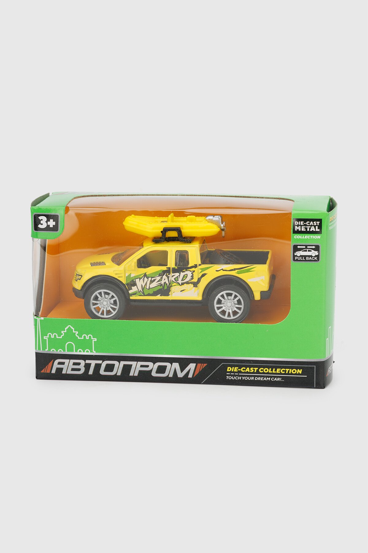 Игрушка машина Внедорожник с лодкой АВТОПРОМ AP7435 Желтый (2000990643056)  Фото №3