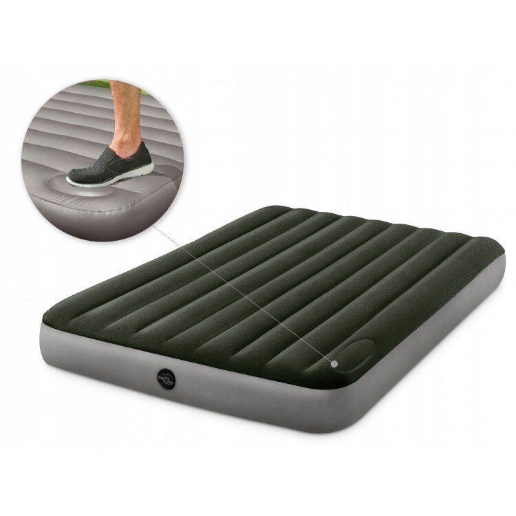 Кровать надувная Intex DOWNY BED (fiber-tech) 64763 Разноцветный