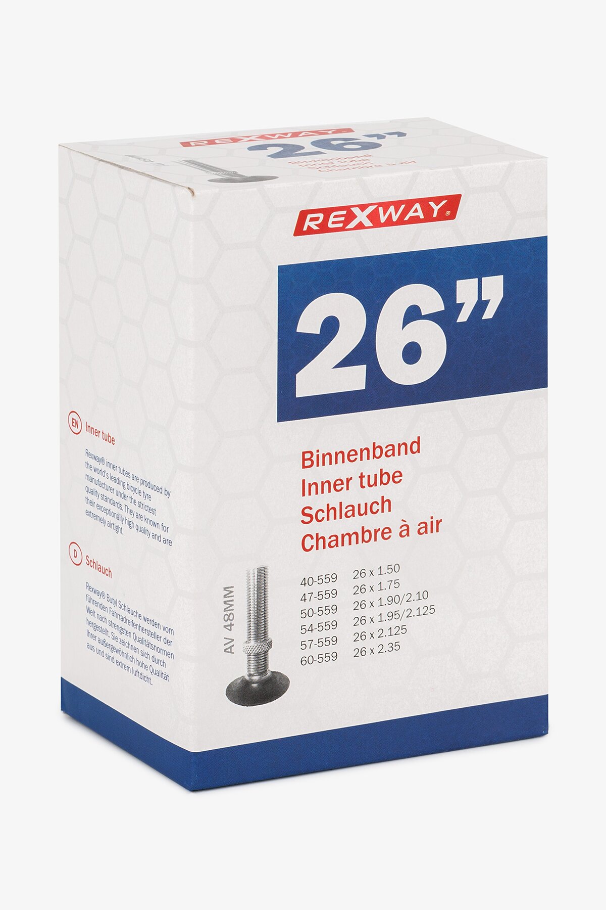 Камера для велосипеда Rexway 390746 26&quot; Разноцветный  Фото №2