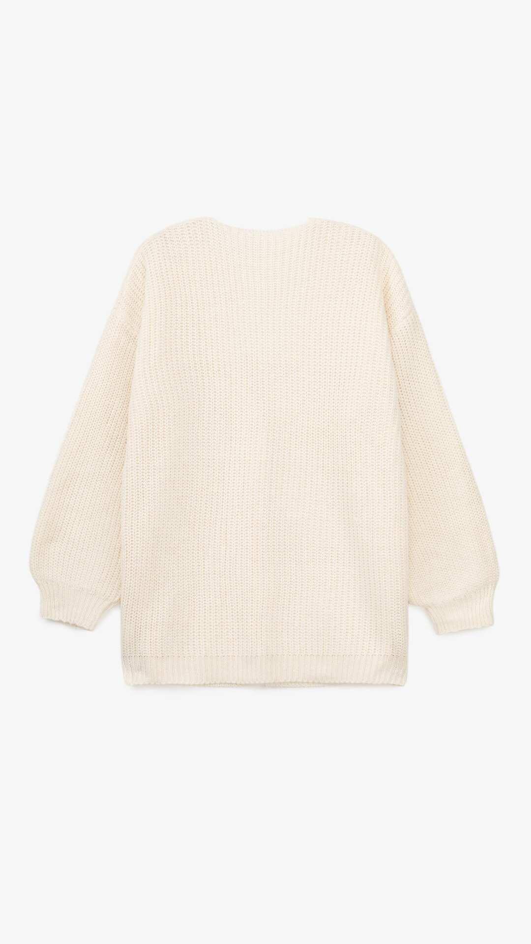 Кардиган однотонный женский 1025 One Size Молочный  Фото №9