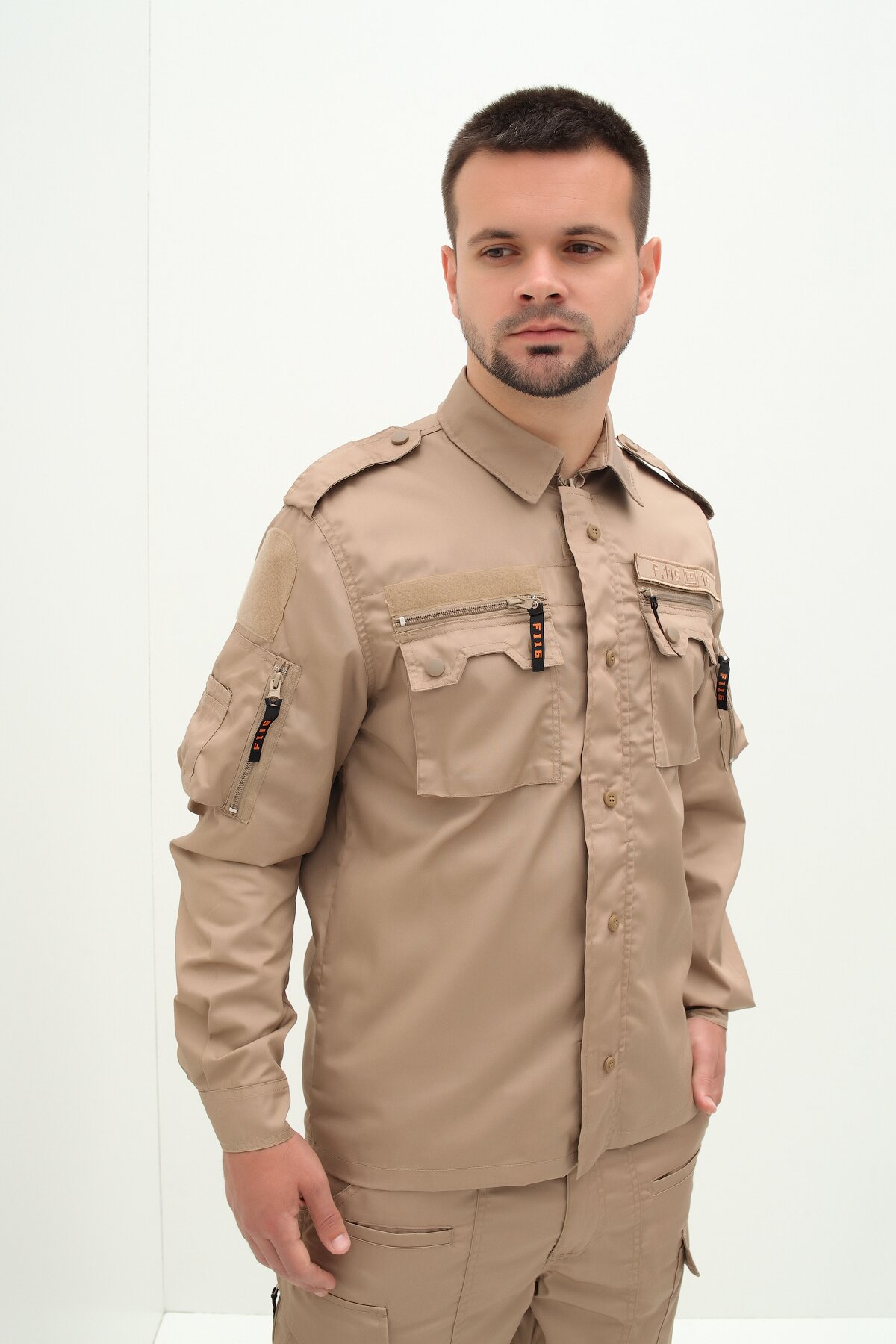 Китель тактический military, Бежевый L КТМ-1 MU (2000989157403A)  Фото №0