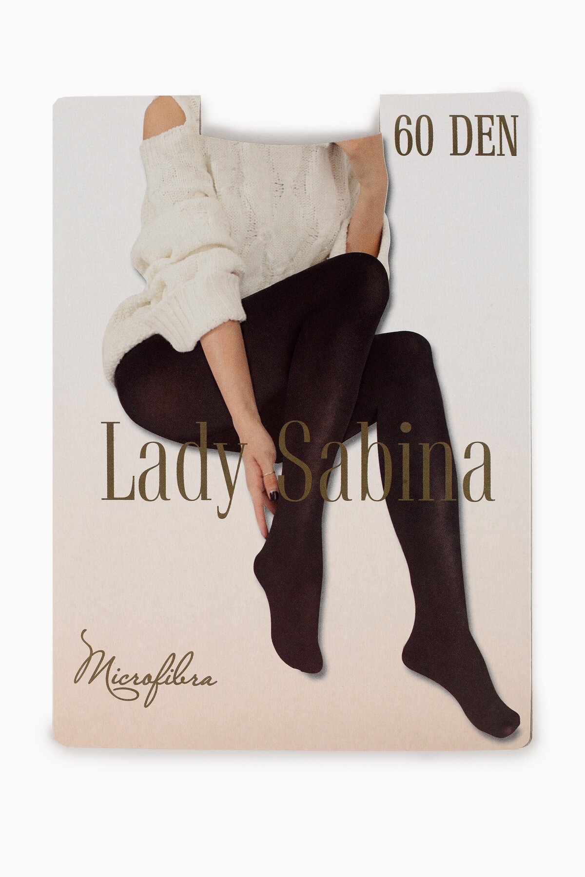 Колготи Lady Sabina 60den 2 Чорний (2000989200901A)  Фото №4