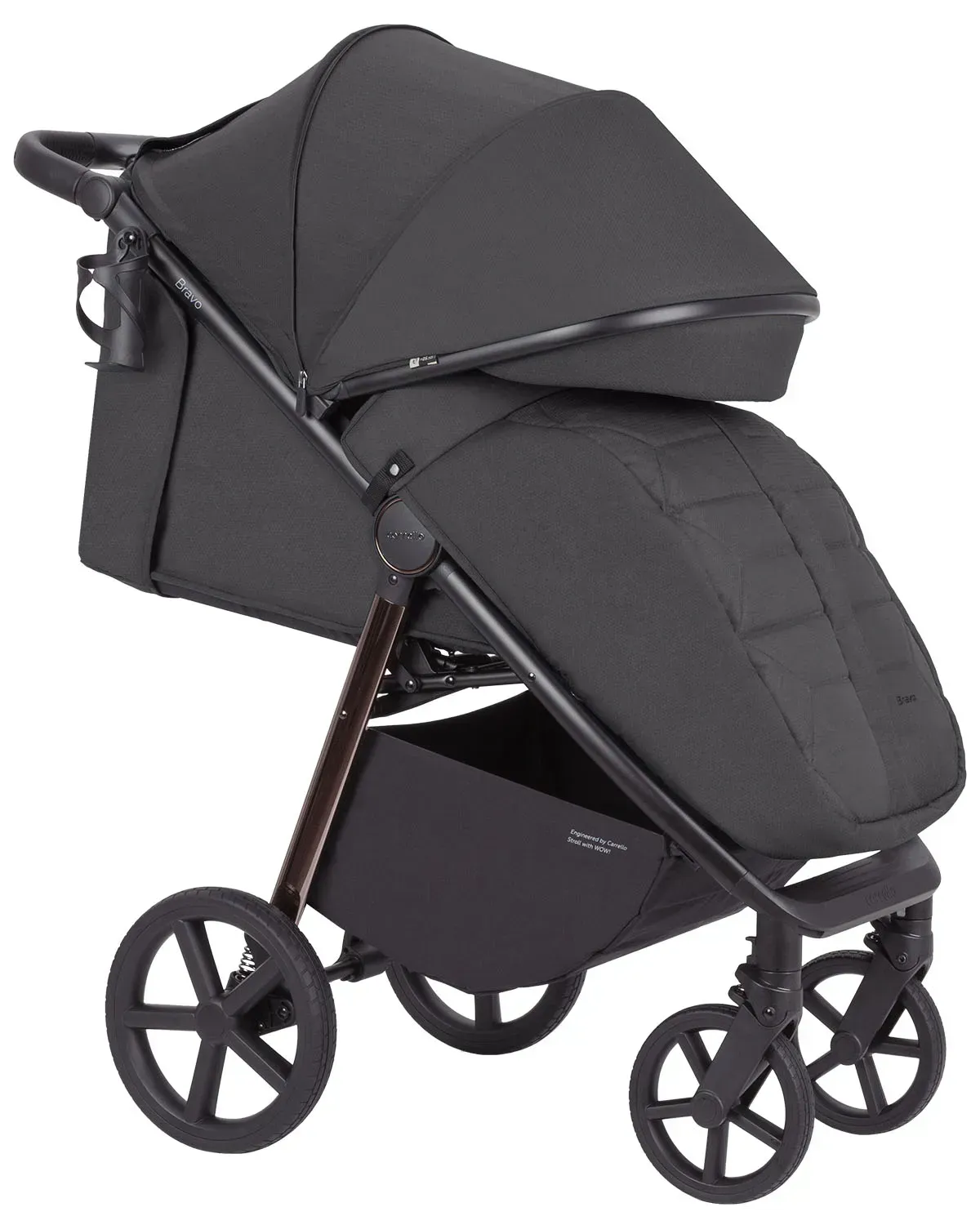 Візок прогулянковий дитячий CARRELLO CRL-5515 Storm Grey Зелений  Фото №1
