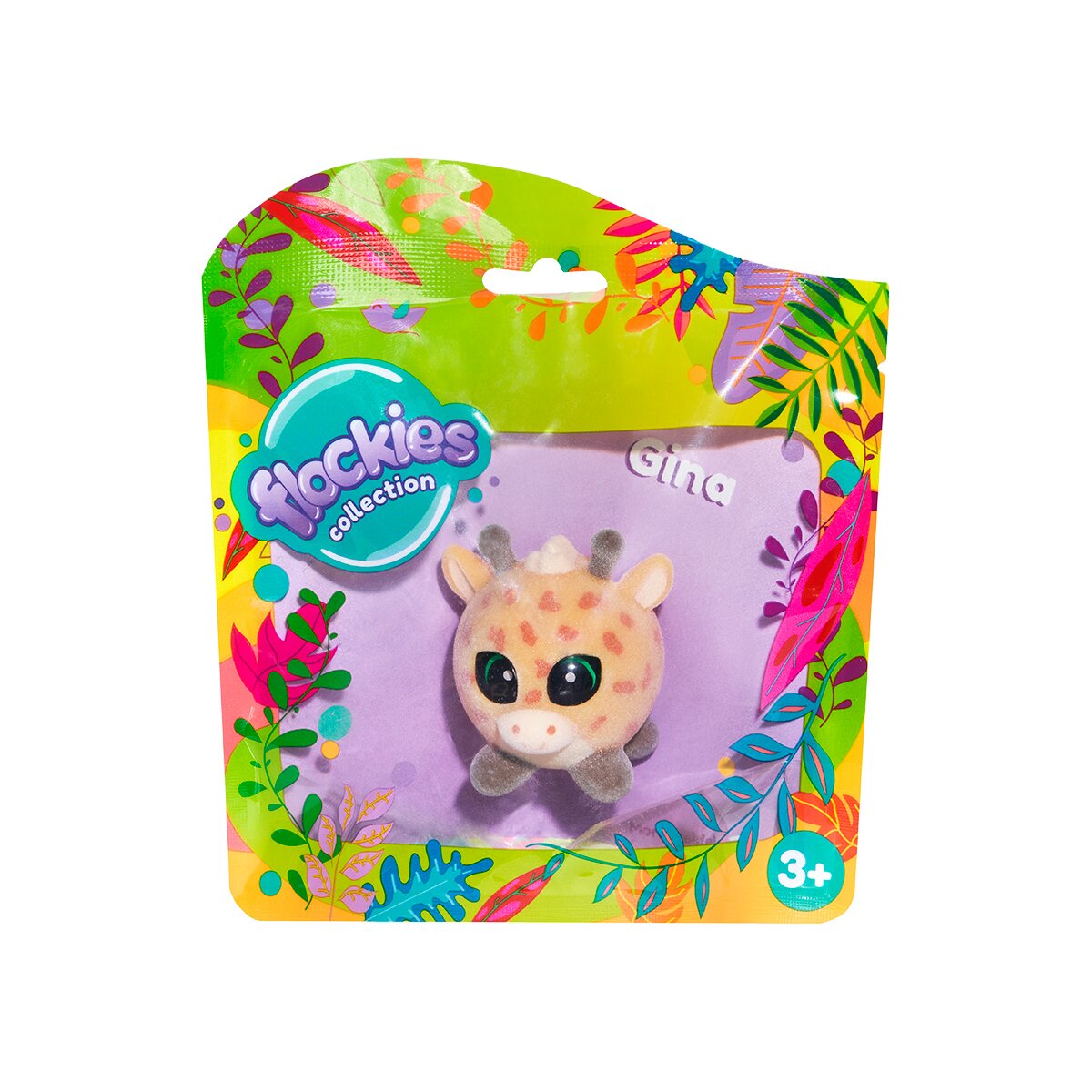 Коллекционная фигурка ЖИРАФА ДЖИНА Flockies FLO0114 (5904754601146)  Фото №0