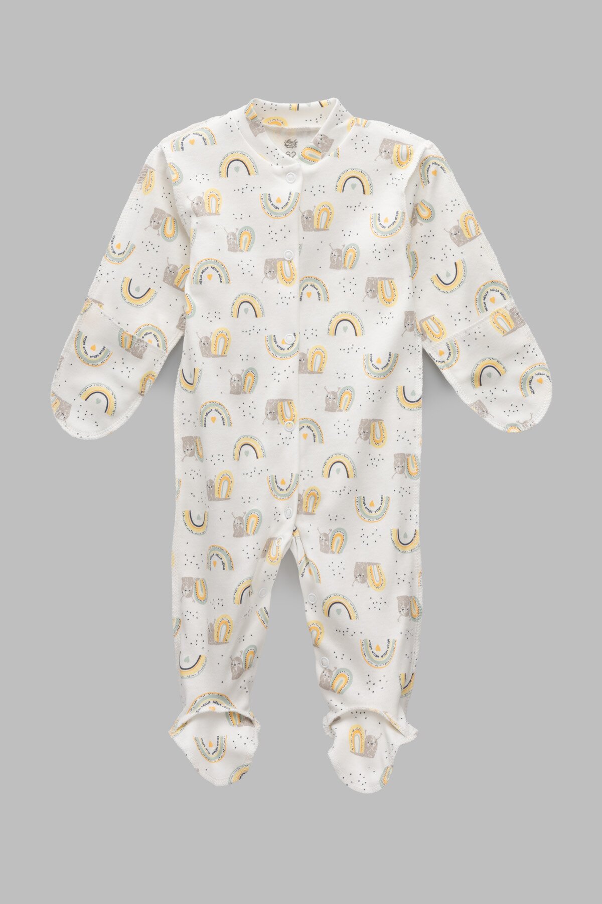 Комбинезон детский Baby Life 913 68 см Белый (2000990740700A)  Фото №0
