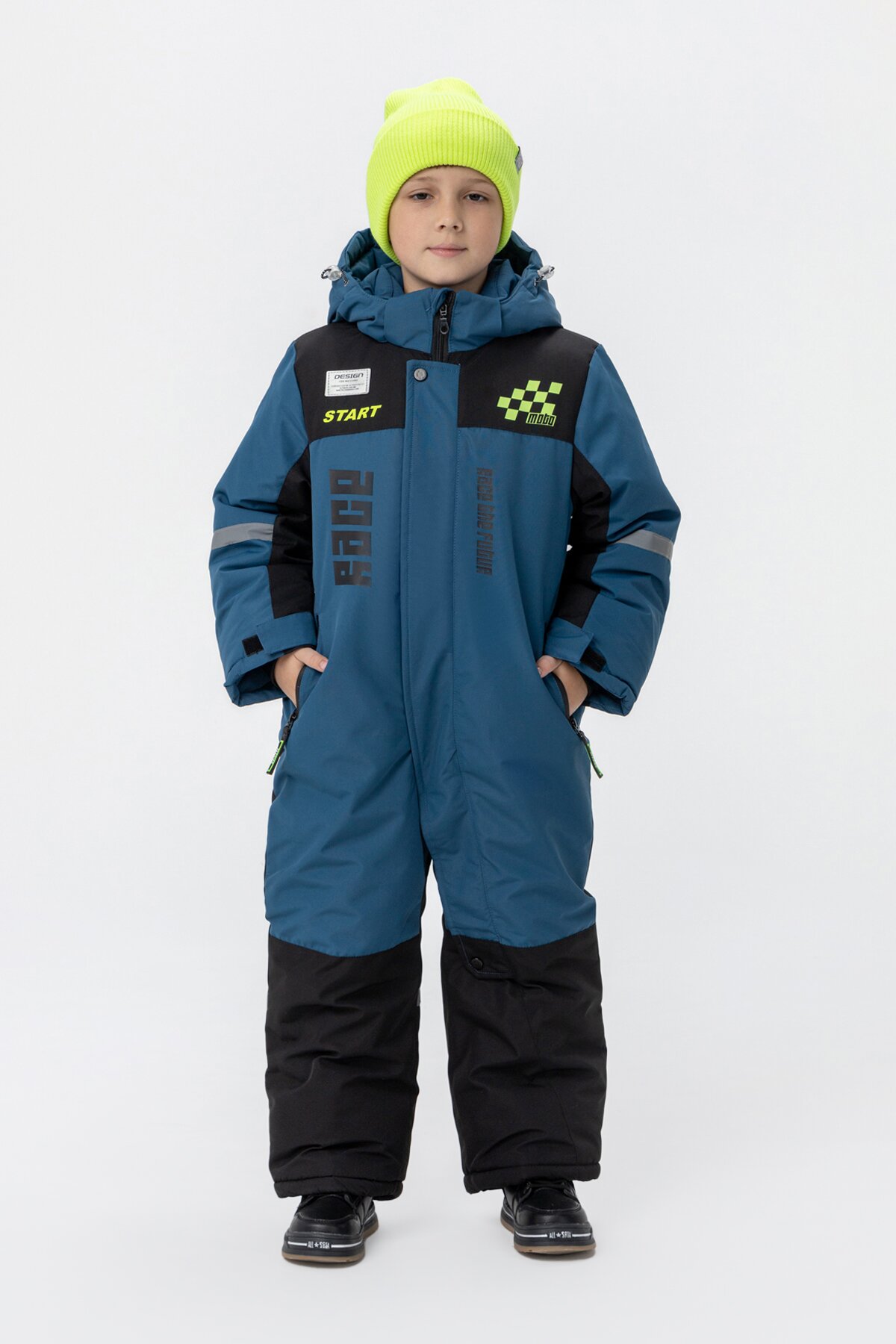 Комбинезон для мальчика Snowgenius H20-011 128 см Темно-синий (2000989628170W)  Фото №0