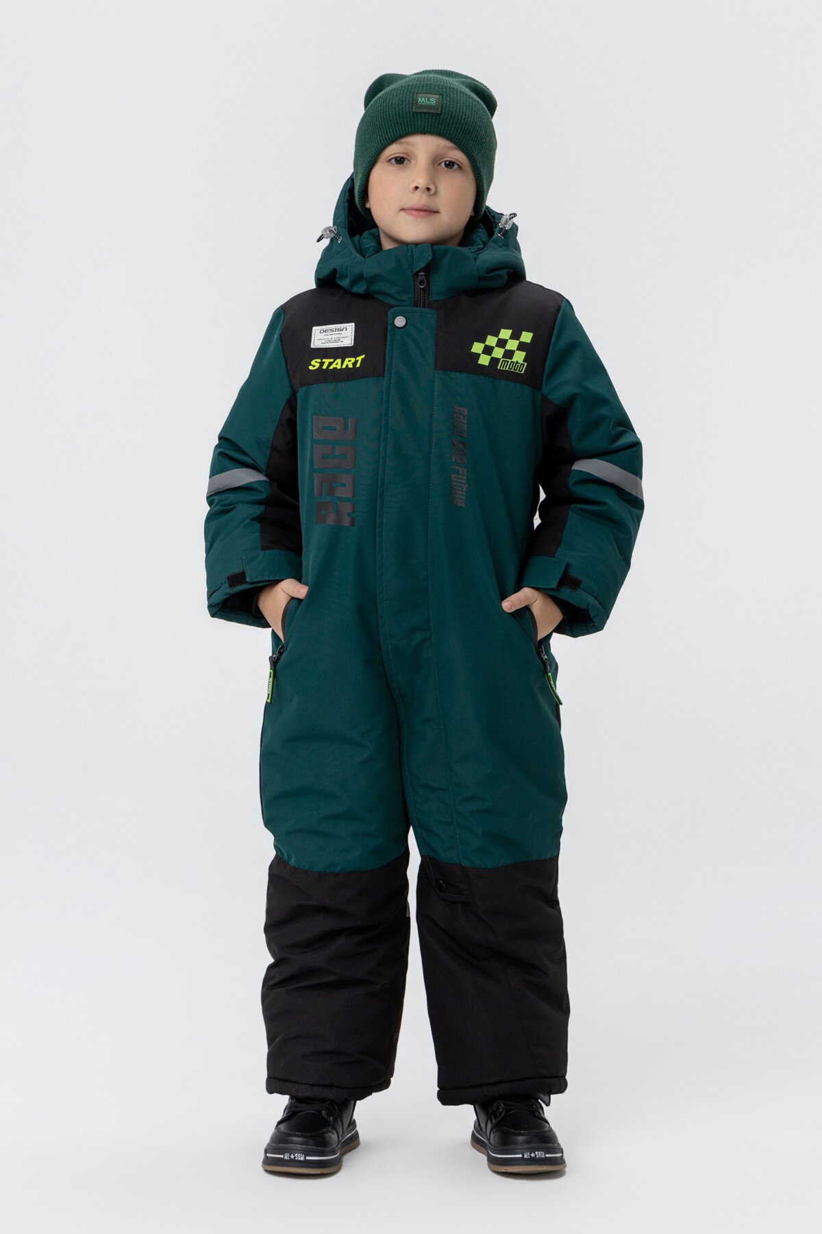 Комбинезон для мальчика Snowgenius H20-011 128 см Зеленый (2000989627579W)  Фото №0