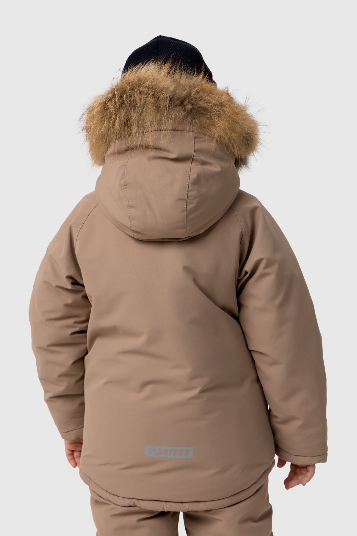 Комбинезон для мальчика Snowgenius H38-08 куртка + штаны на шлейках 116 см Бежевый (2000989630586W)  Фото №4