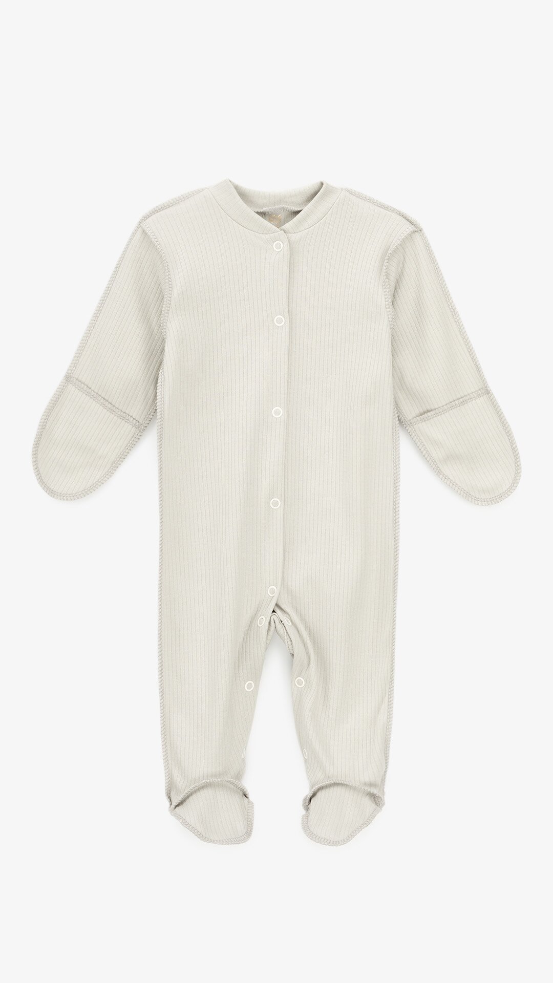 Комбінезон для малюків Baby Life Р-913 50 см Сірий  Фото №0