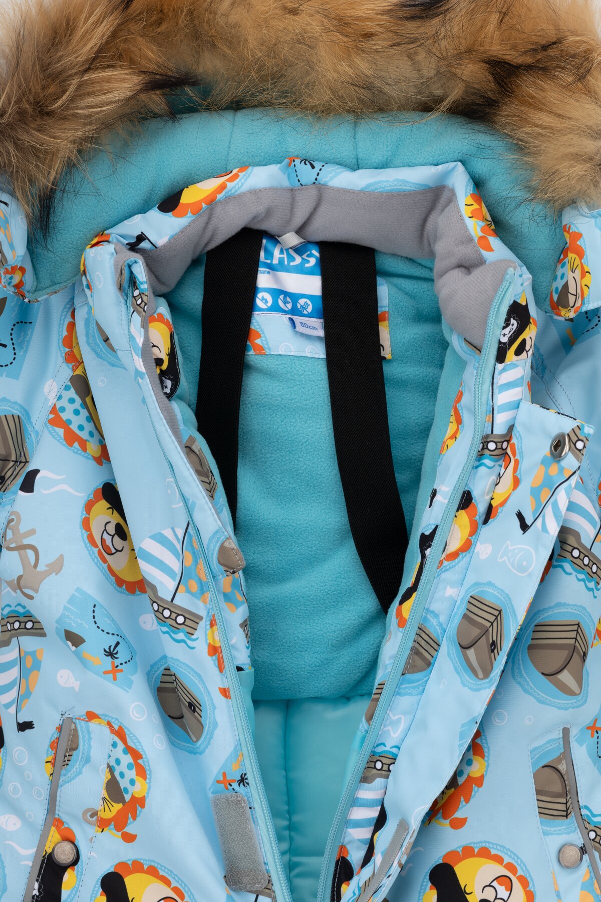 Комбінезон для хлопчика Snowgenius H11-081 74 см Блакитний (2000989625551W)  Фото №5