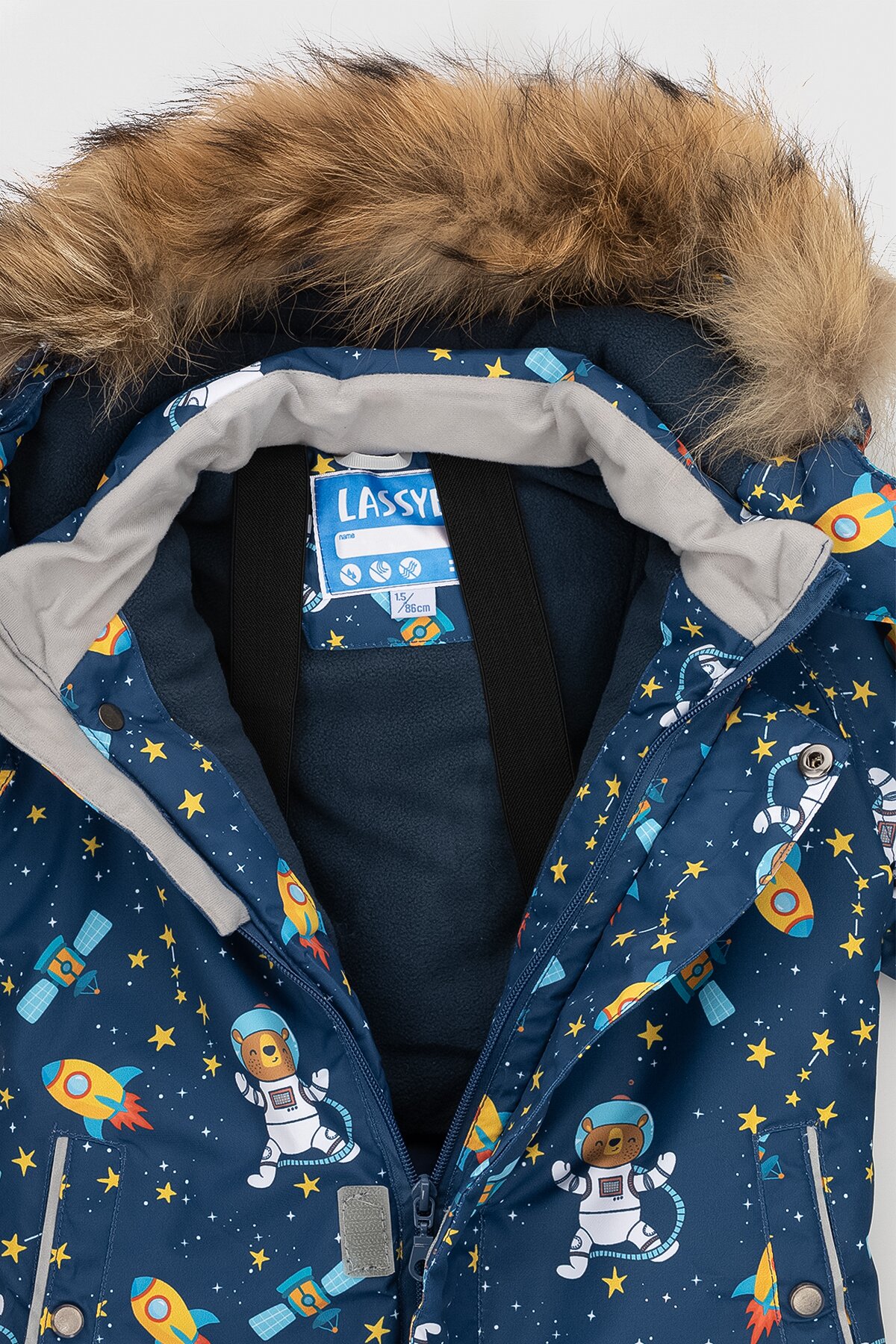 Комбінезон для хлопчика Snowgenius H11-082 74 см Темно-синій (2000989625827W)  Фото №4