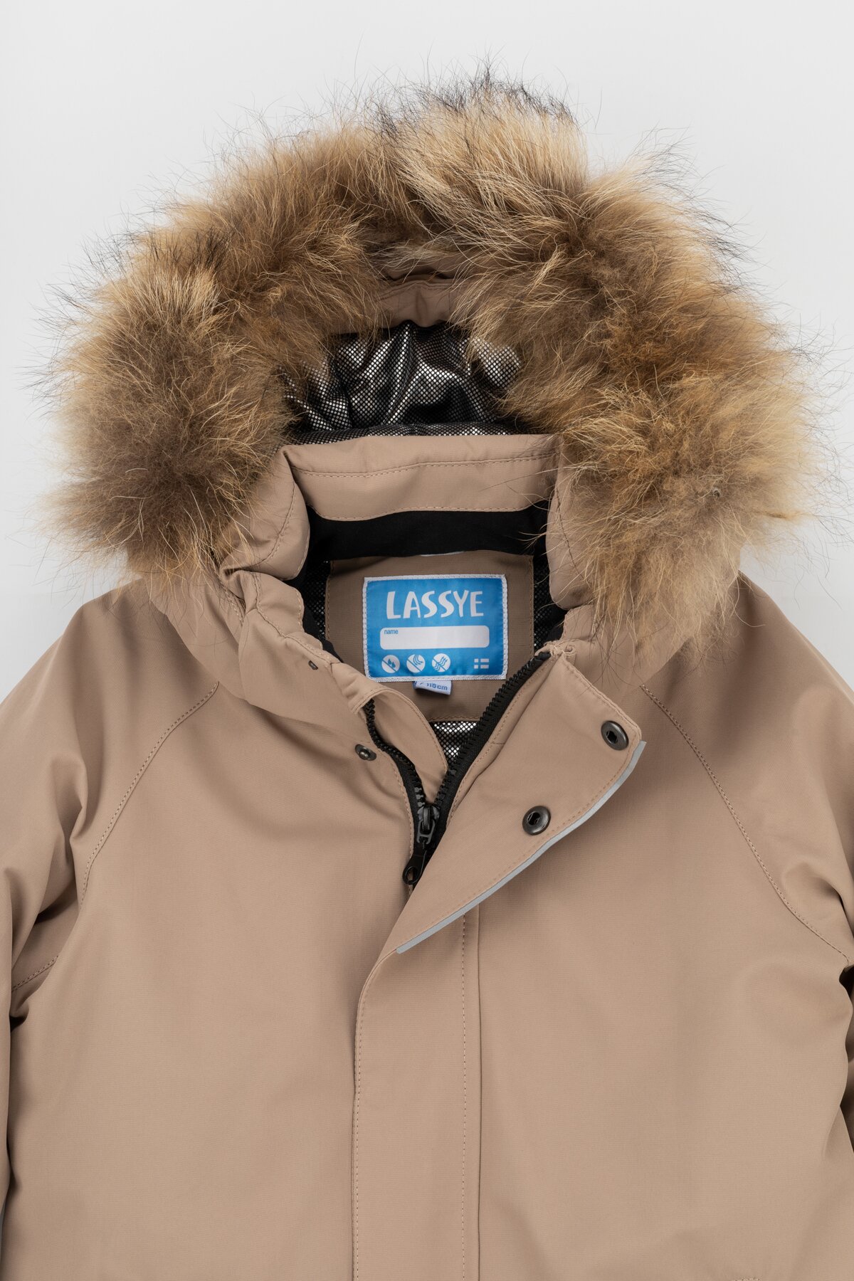 Комбинезон для мальчика Snowgenius H38-08 куртка + штаны на шлейках 116 см Бежевый (2000989630586W)  Фото №17