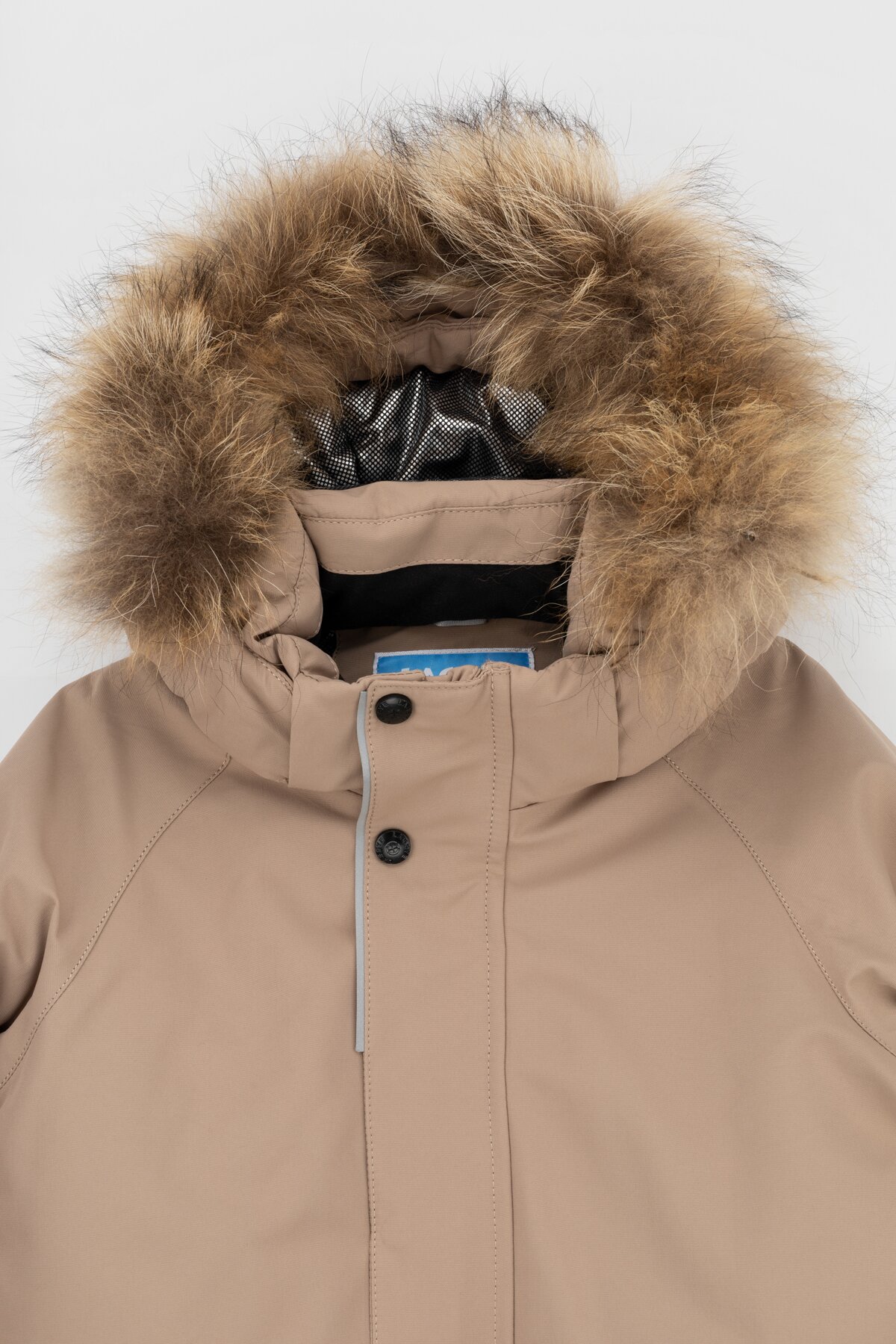 Комбинезон для мальчика Snowgenius H38-08 куртка + штаны на шлейках 116 см Бежевый (2000989630586W)  Фото №15
