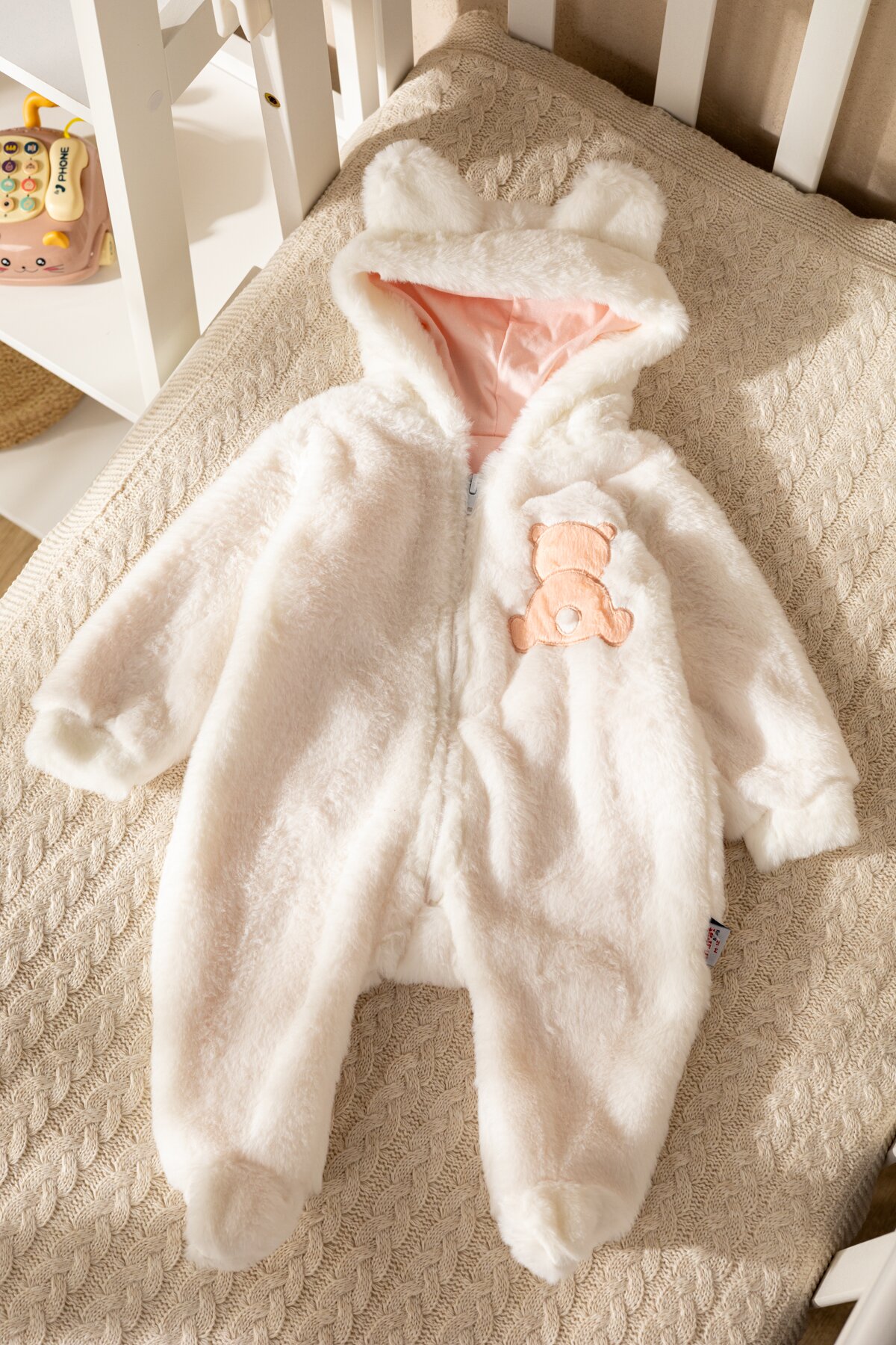 Комбинезон малявка Mini Papi 8208 Молочный (2000990095589W)  Фото №0