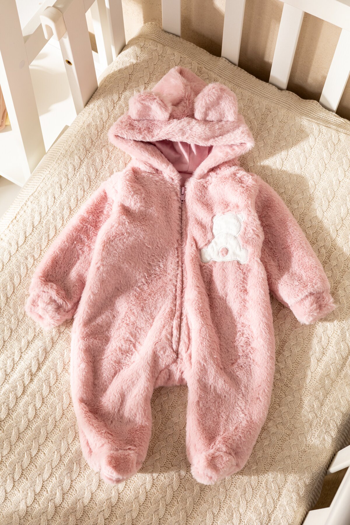 Комбинезон малявка Mini Papi 8208 Пудровый (2000990095541W)  Фото №0