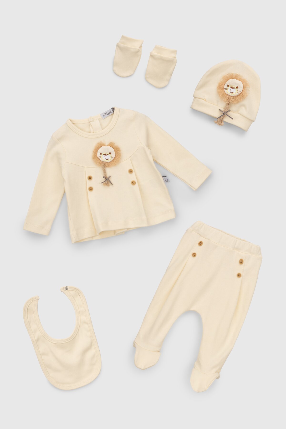 Комплект детский Mini born 5038 56 см Бежевый (2000990264749A)  Фото №0