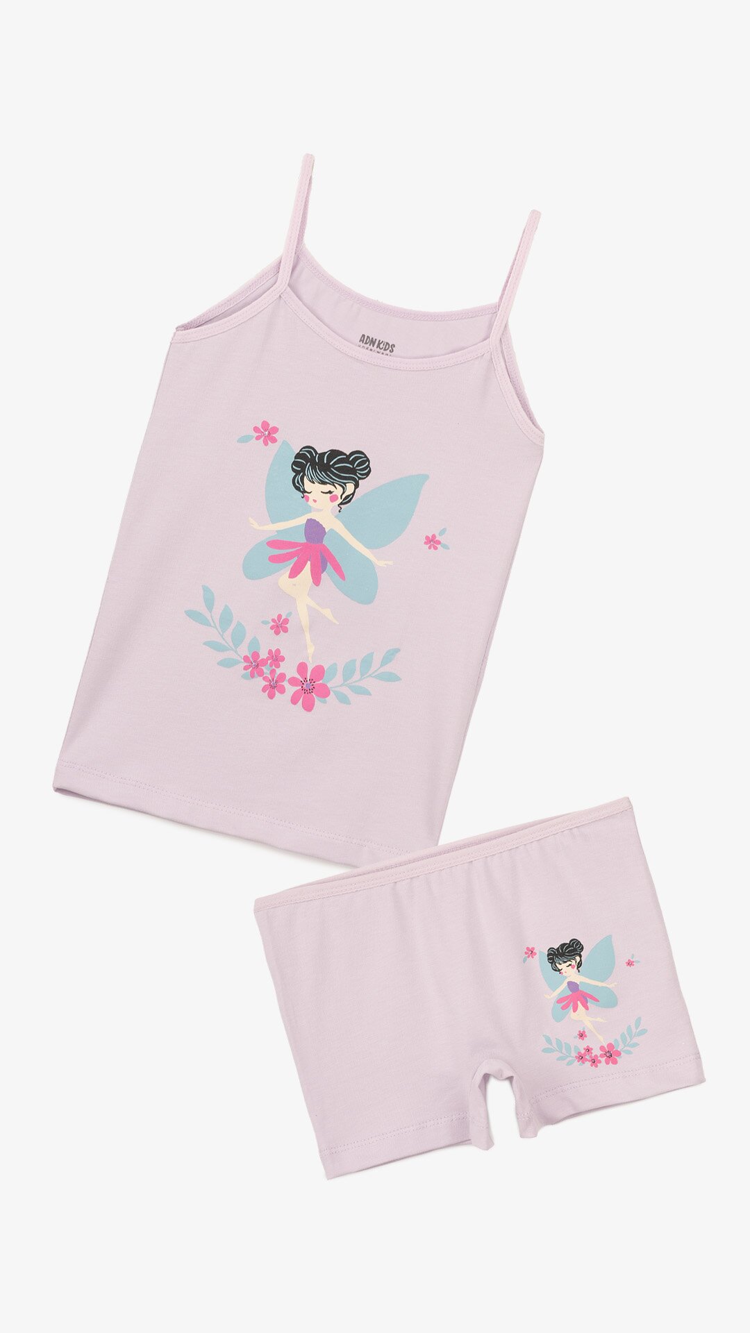 Комплект майка+трусики для девочки ADN Kids 8630 2-3 года Фиолетовый  Фото №0