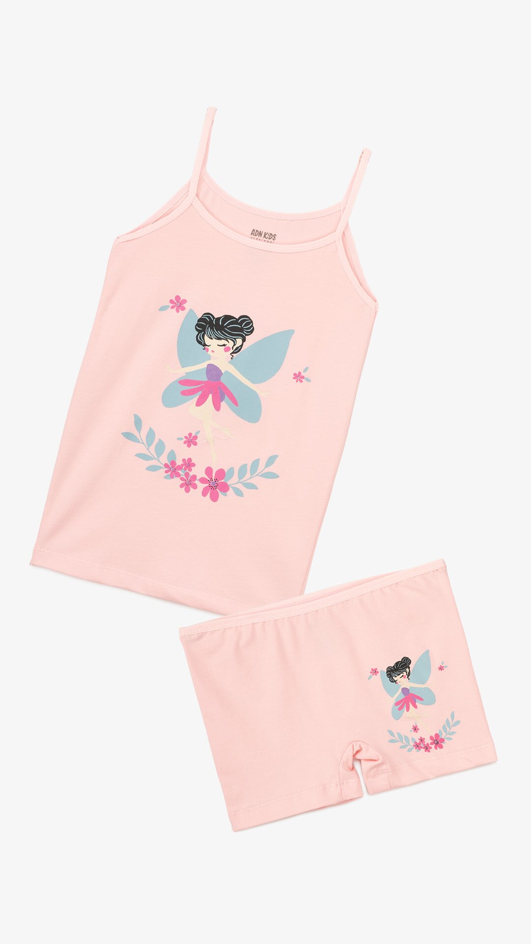Комплект майки+трусики для девочки ADN Kids 8630 2-3 года Розовый  Фото №0