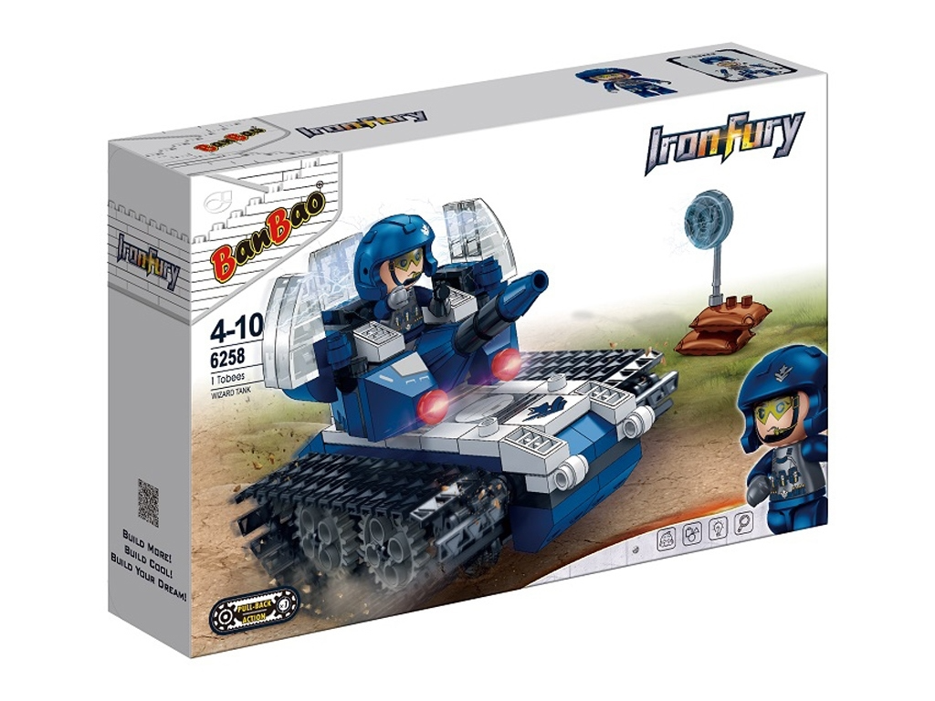 Конструктор &quot;Армия&quot; Танк BanBao 6258 225 эл.