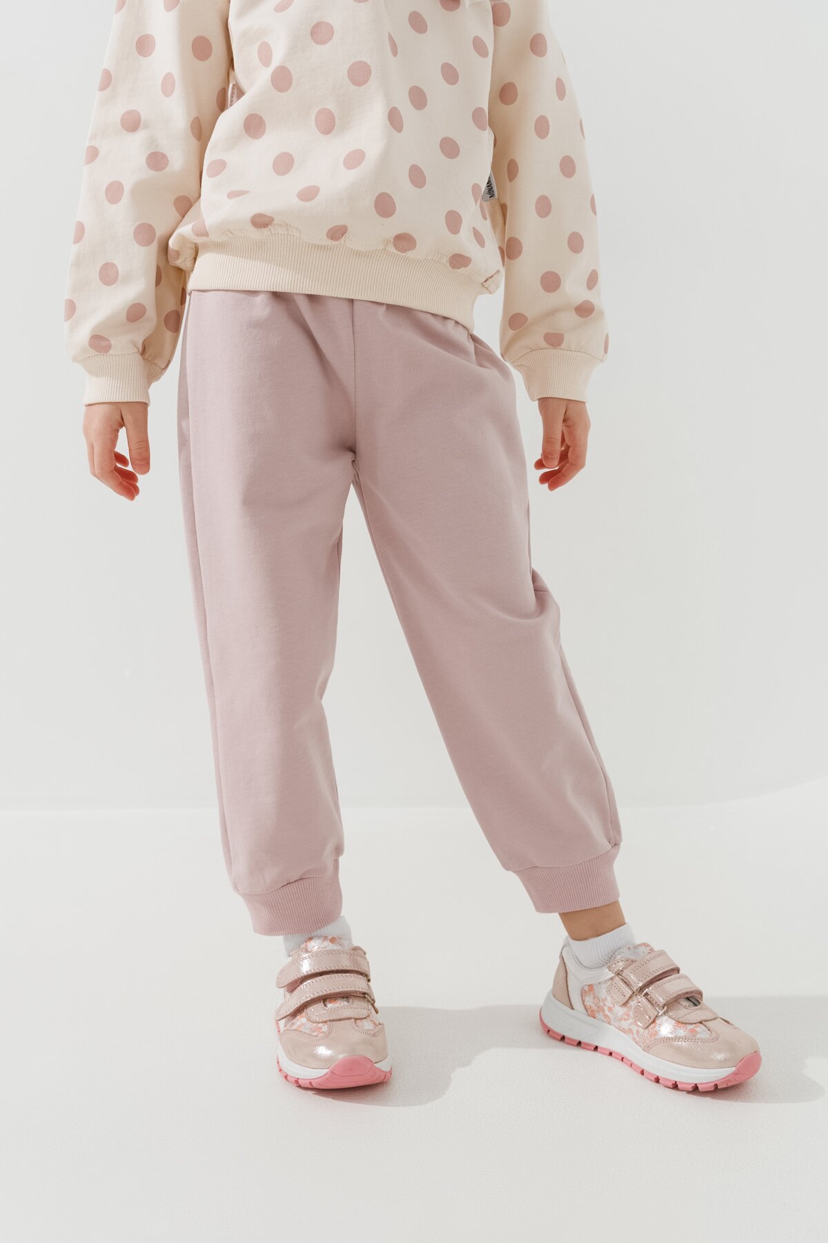 Костюм худі+штани для дівчинки Baby Show 483 92 см Молочний  Фото №3
