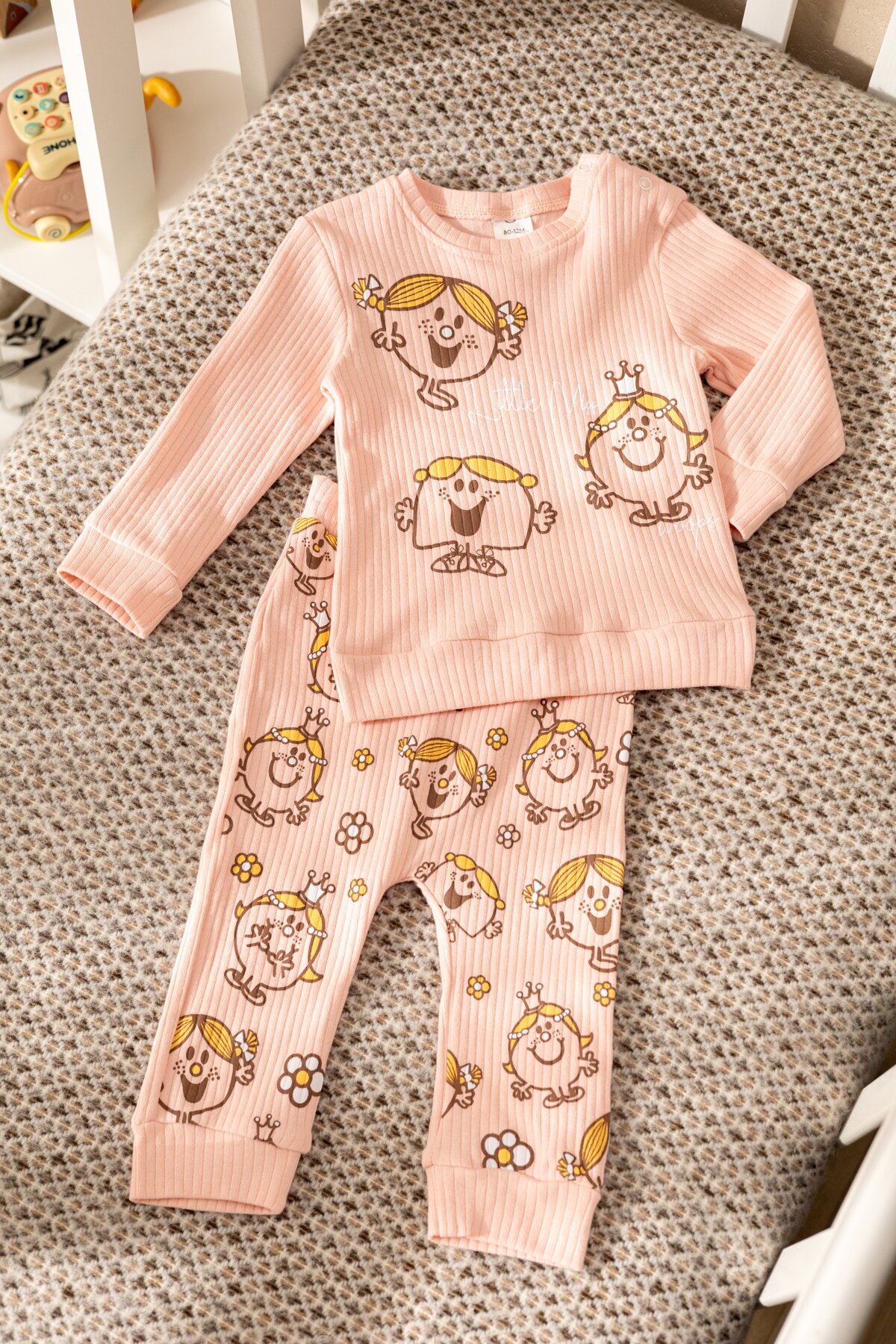 Костюм (світшот+штани) для дівчинки Baby Show 0003 68 см Персиковий (2000990338716D)  Фото №0