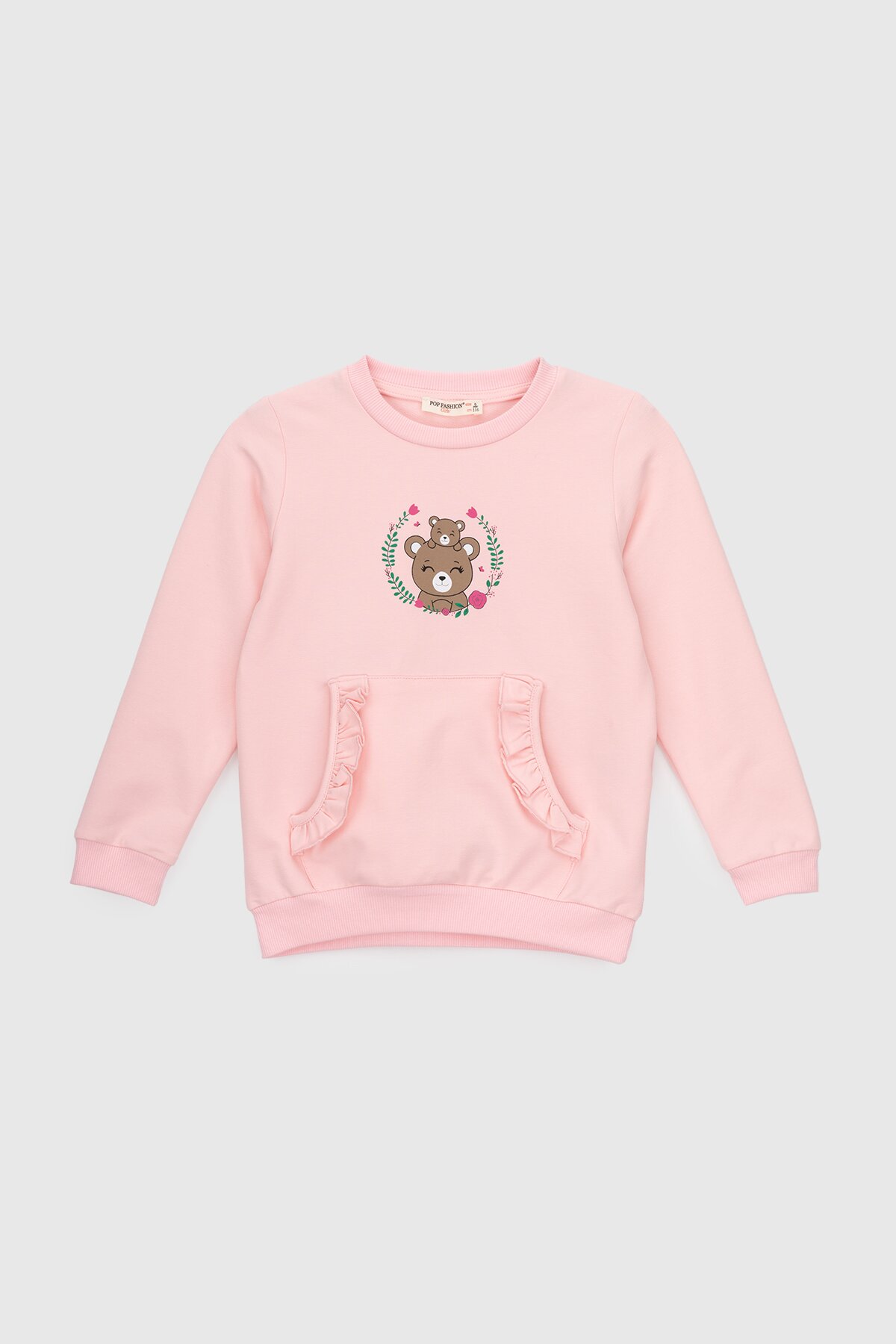 Костюмы для девочки (свитшот+штаны) Pop Fashion 7260 92 см Розовый (2000990158437D)(SC)  Фото №12