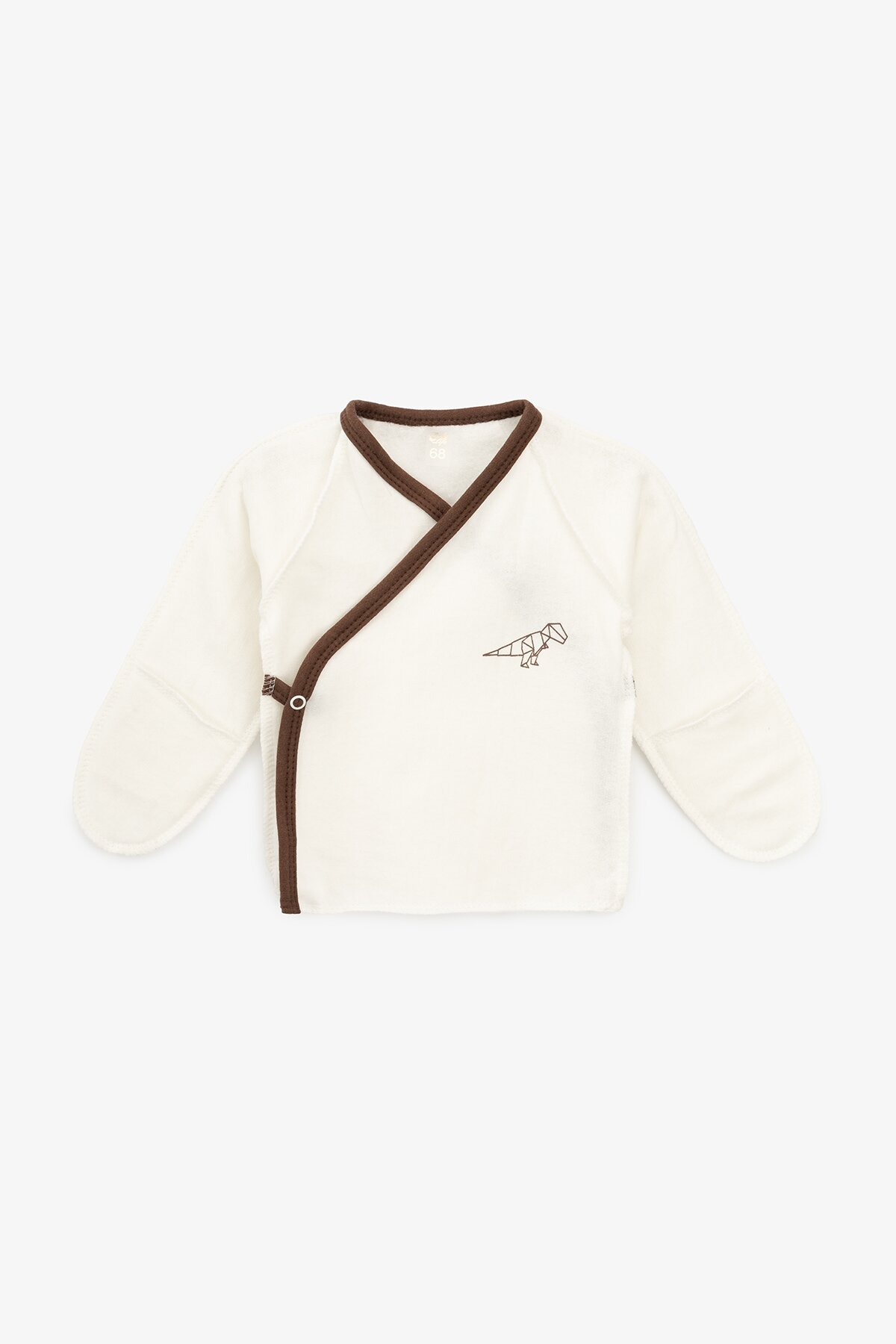 Костюм розпашенка+повзунки+шапка для малюків Baby Life А-305 56 см Коричнево-молочний  Фото №1
