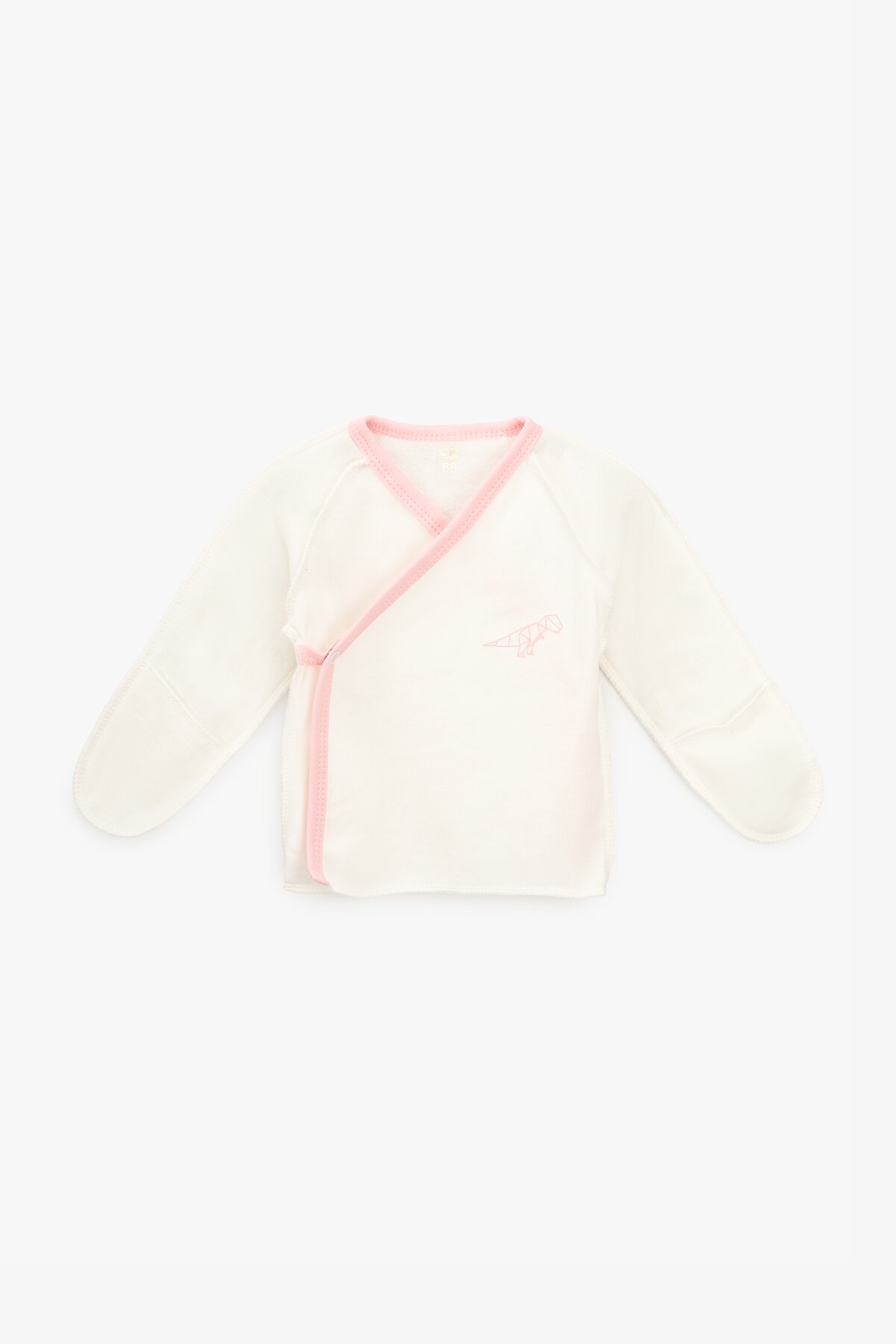 Костюм розпашенка+повзунки+шапка для малюків Baby Life А-305 68 см Рожево-молочний  Фото №1