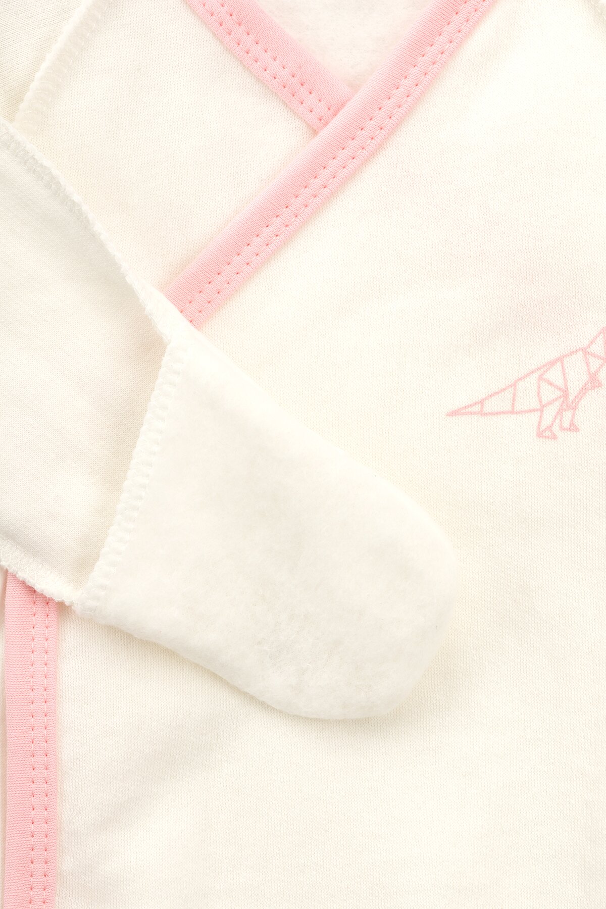 Костюм розпашенка+повзунки+шапка для малюків Baby Life А-305 68 см Рожево-молочний  Фото №8