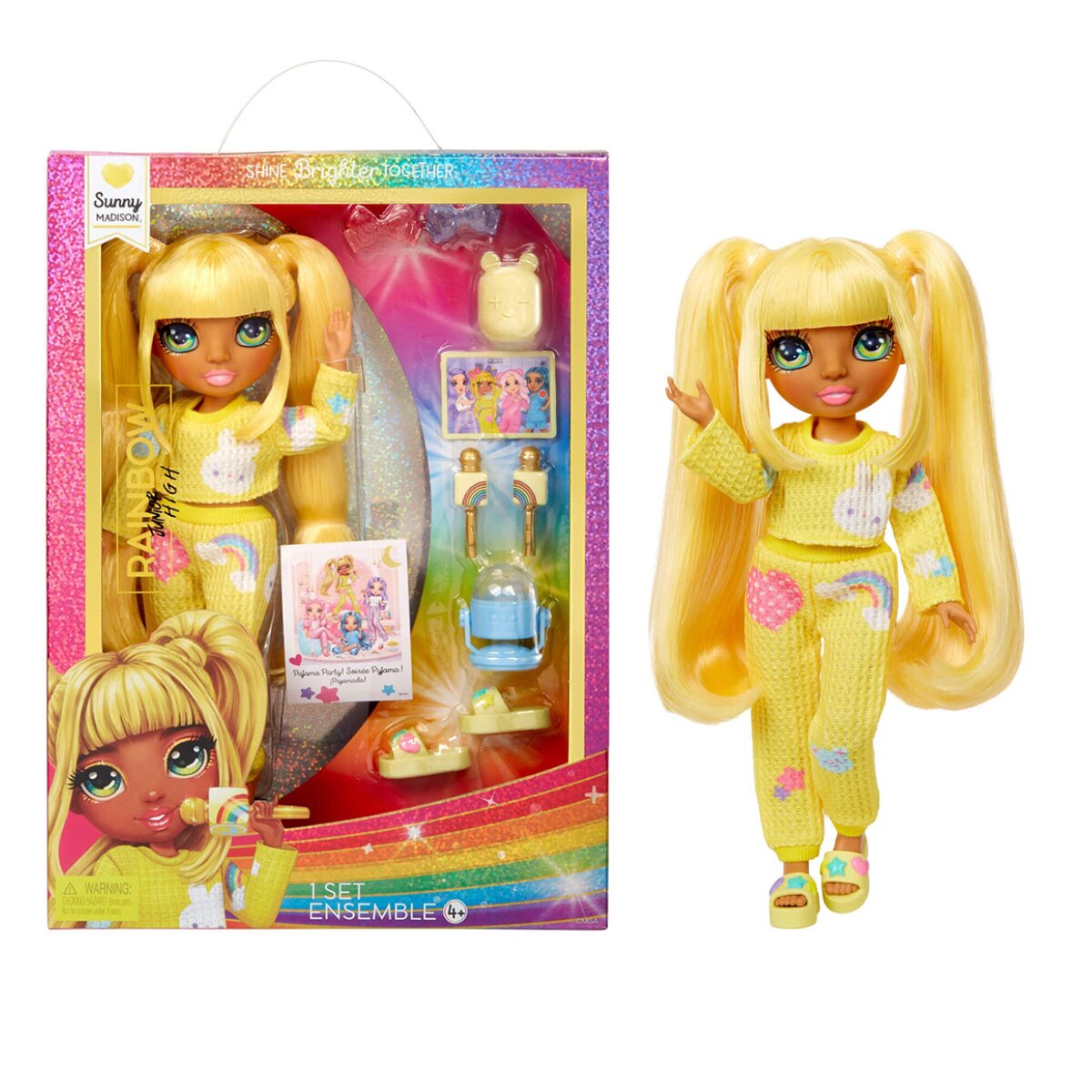 Кукла RAINBOW HIGH серии &quot;Junior High PJ Party&quot; - САННИ с аксессуарами 503682 Разноцветный (6900007420006)  Фото №0