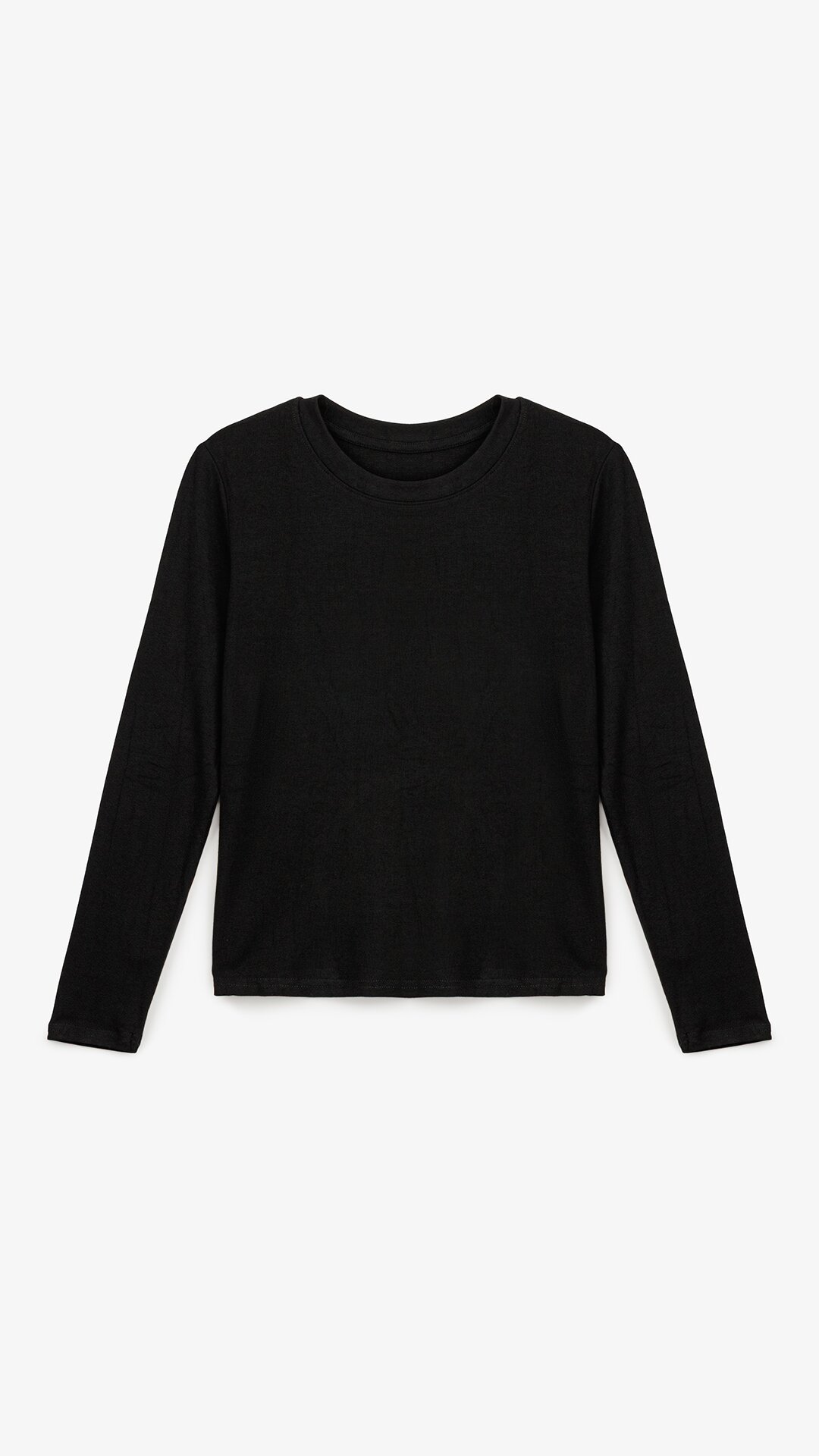 Лонгслив однотонный женский Bclothing 8837 S Черный  Фото №0