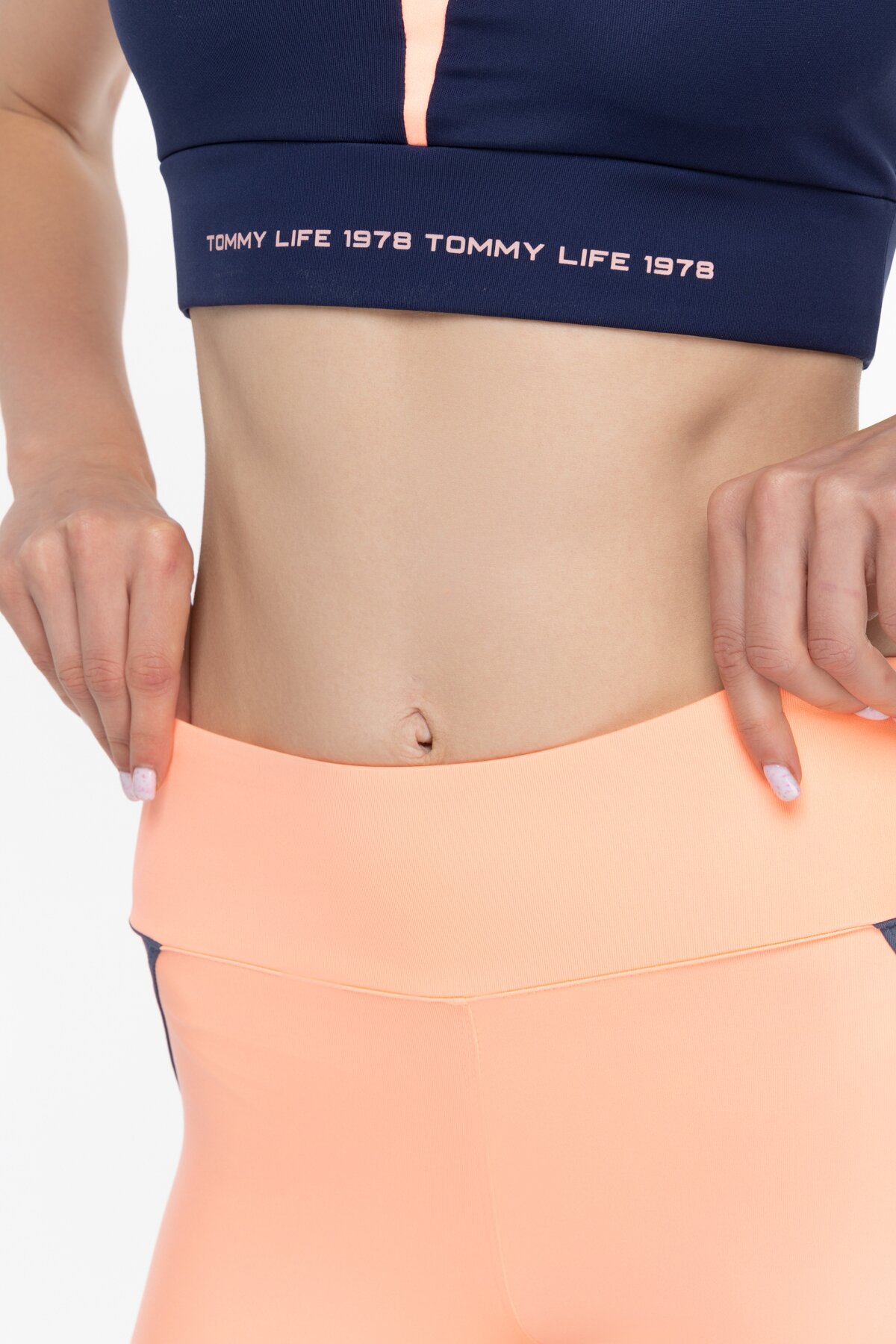 Лосини фітнес однотонні Tommy life 94636 S Помаранчевий (2000989755760A)  Фото №3
