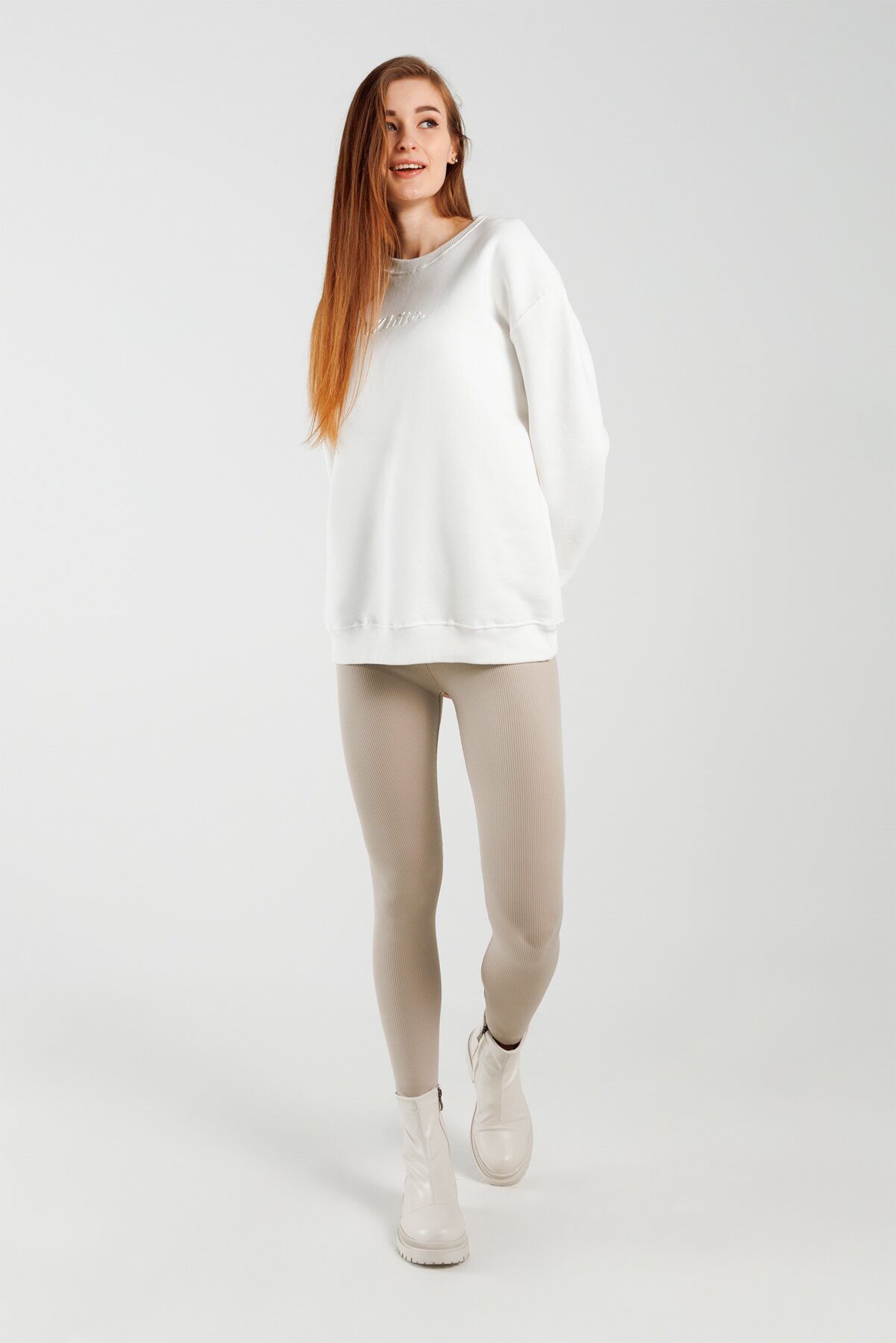 Лосини фітнес жіночі Cotton Angel 1902 XS Бежевий (2000990425614D)  Фото №4