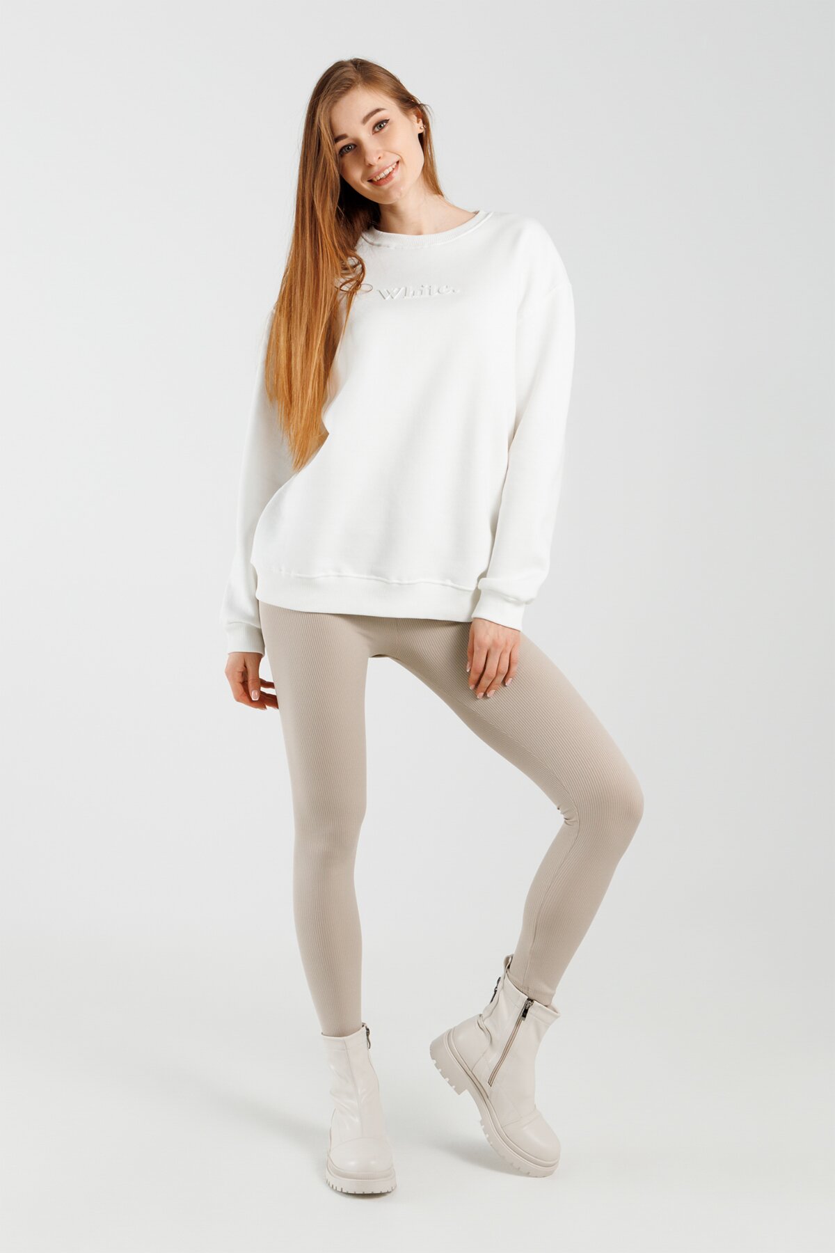 Лосини фітнес жіночі Cotton Angel 1902 XS Бежевий (2000990425614D)  Фото №5