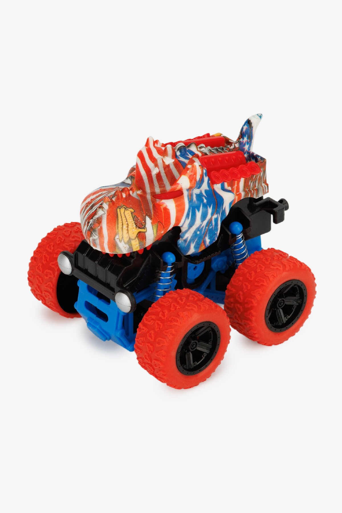 Машина-перевертыш инерционный MCGODIA TOYS D400-30-TY Красный  Фото №0