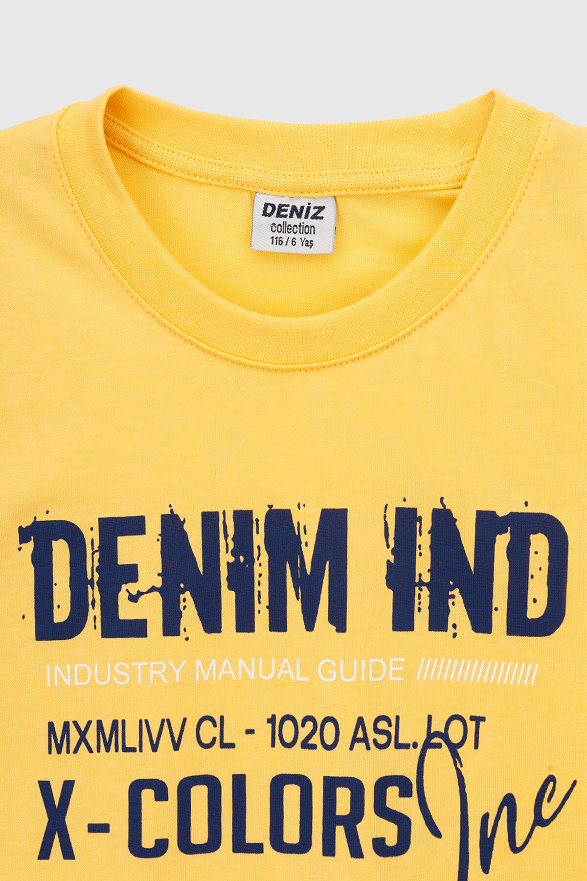 Майка с принтом для мальчика Deniz 2408 98 см Желтый (2000990571519S)  Фото №6