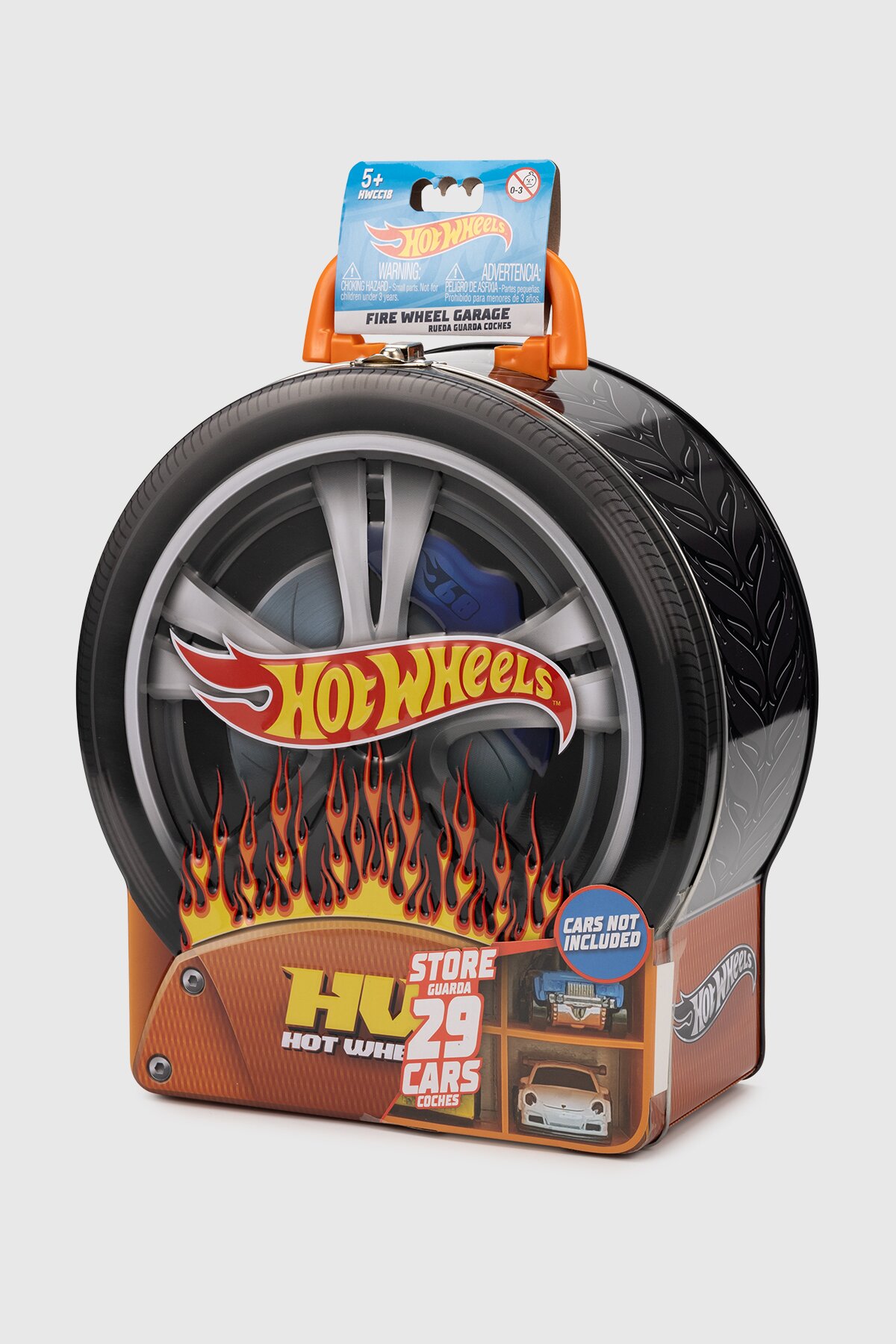 Металевий контейнер-колесо Hot Wheels INTEK ACCESSORIES HWCC18 Різнокольоровий (4893825032143)  Фото №0